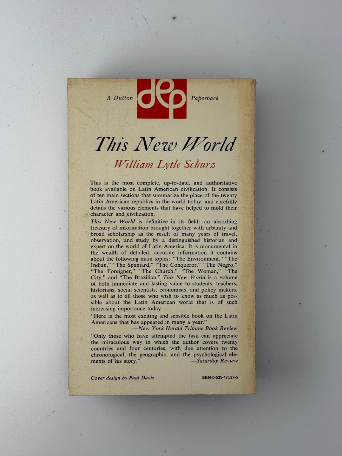 This New World by William Lytle Shurz