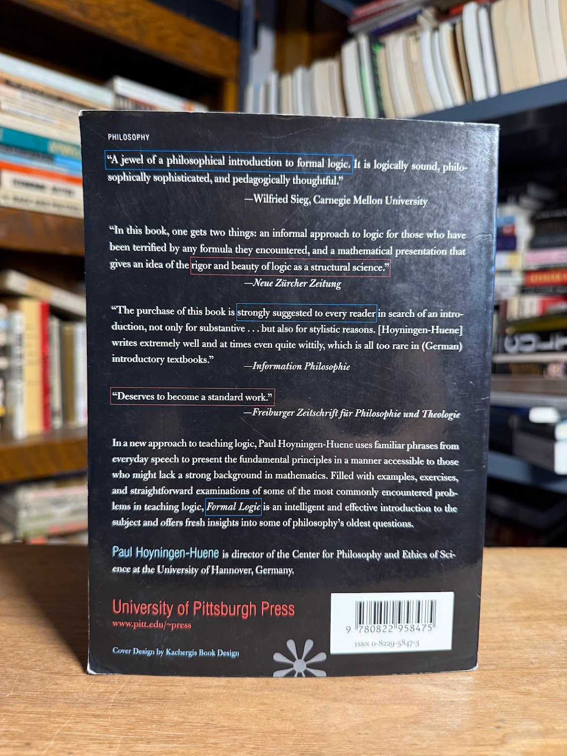 Formal Logic - A Philosophical Approach by Paul Hoyningen-Huene