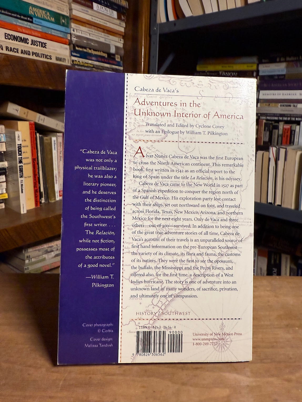 Adventures in the Unknown Interior of America by Cabeza de Vaca