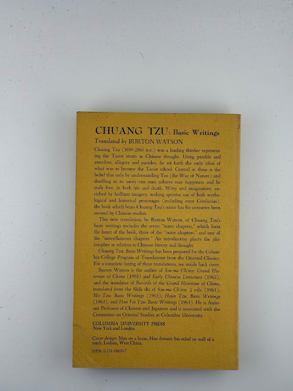 Basic Writings of Chuang Tzu