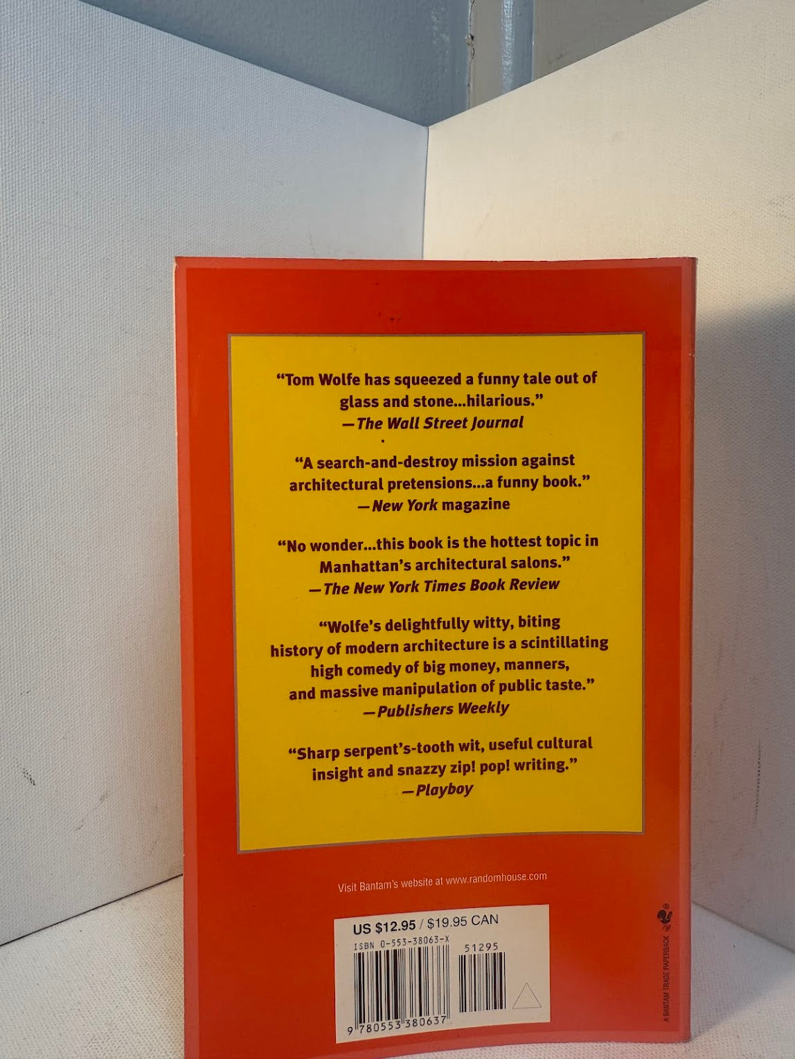 From Bauhaus to Our House by Tom Wolfe