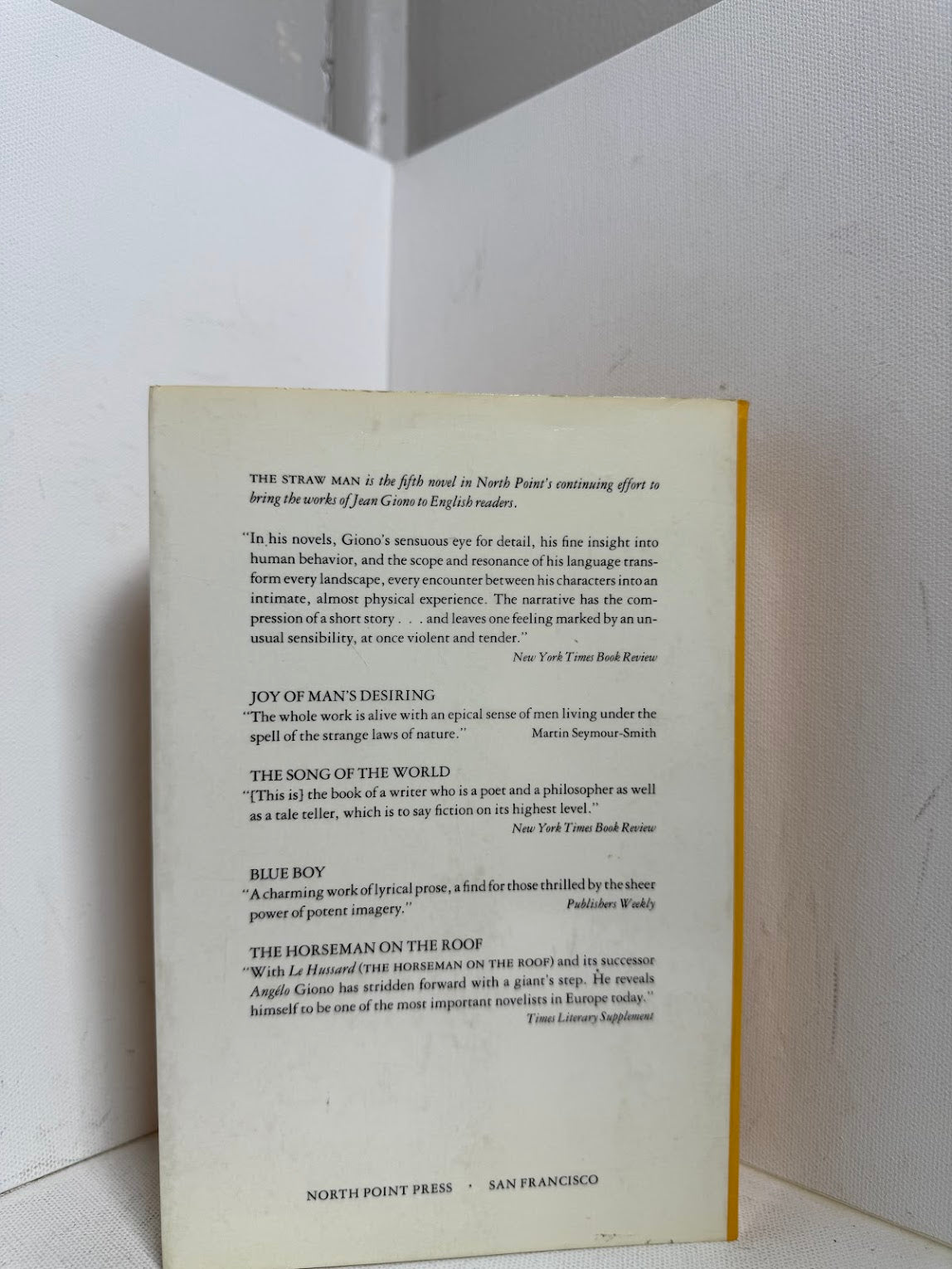 The Straw Man by Jean Giono