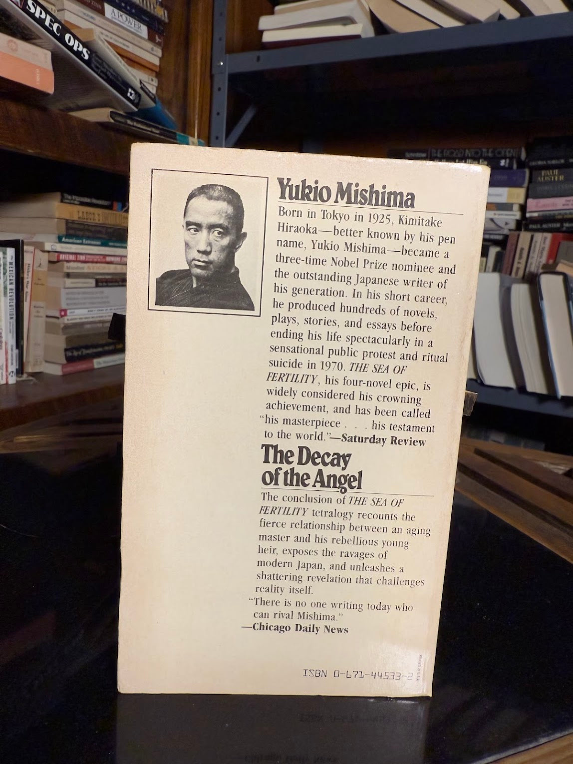 The Decay of the Angel by Yukio Mishima