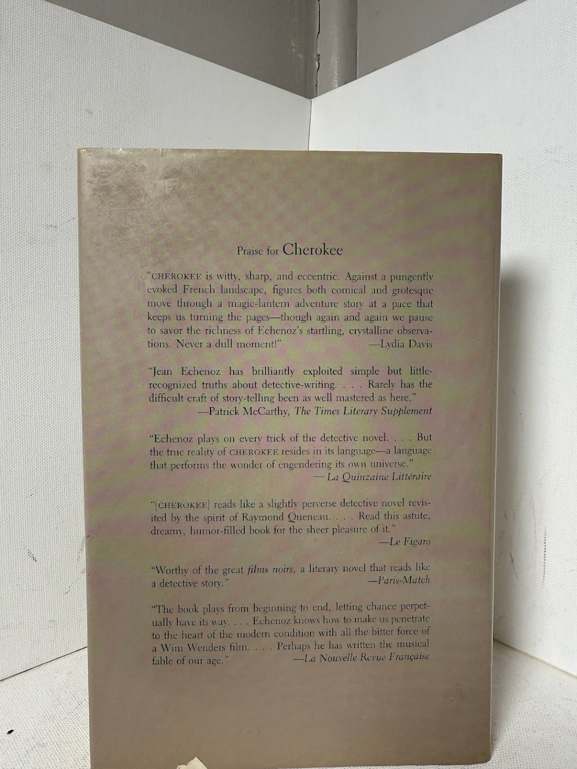 Cherokee by Jean Echenoz