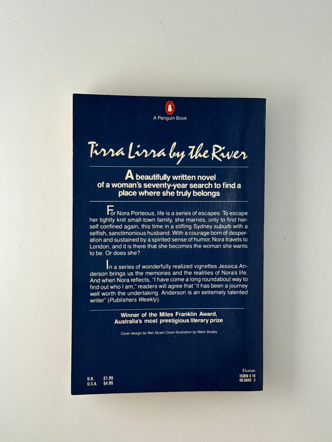 Tirra Lirra By The River by Jessica Anderson