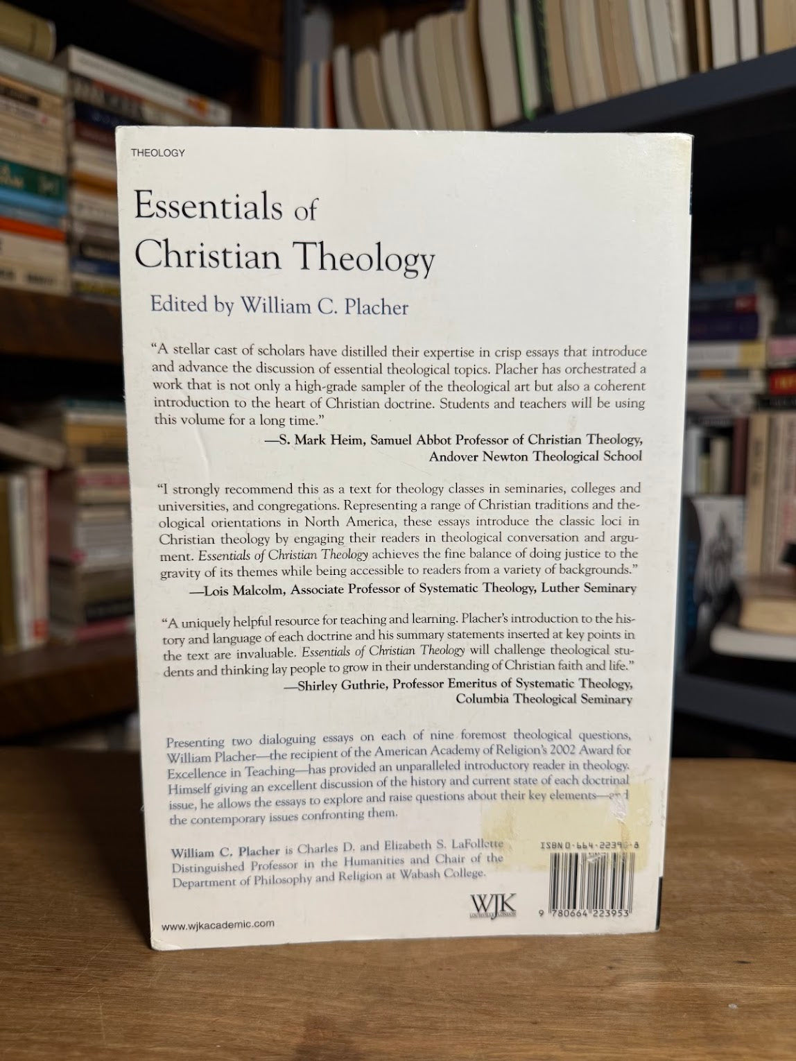 Essentials of Christian Theology edited by William C. Placher