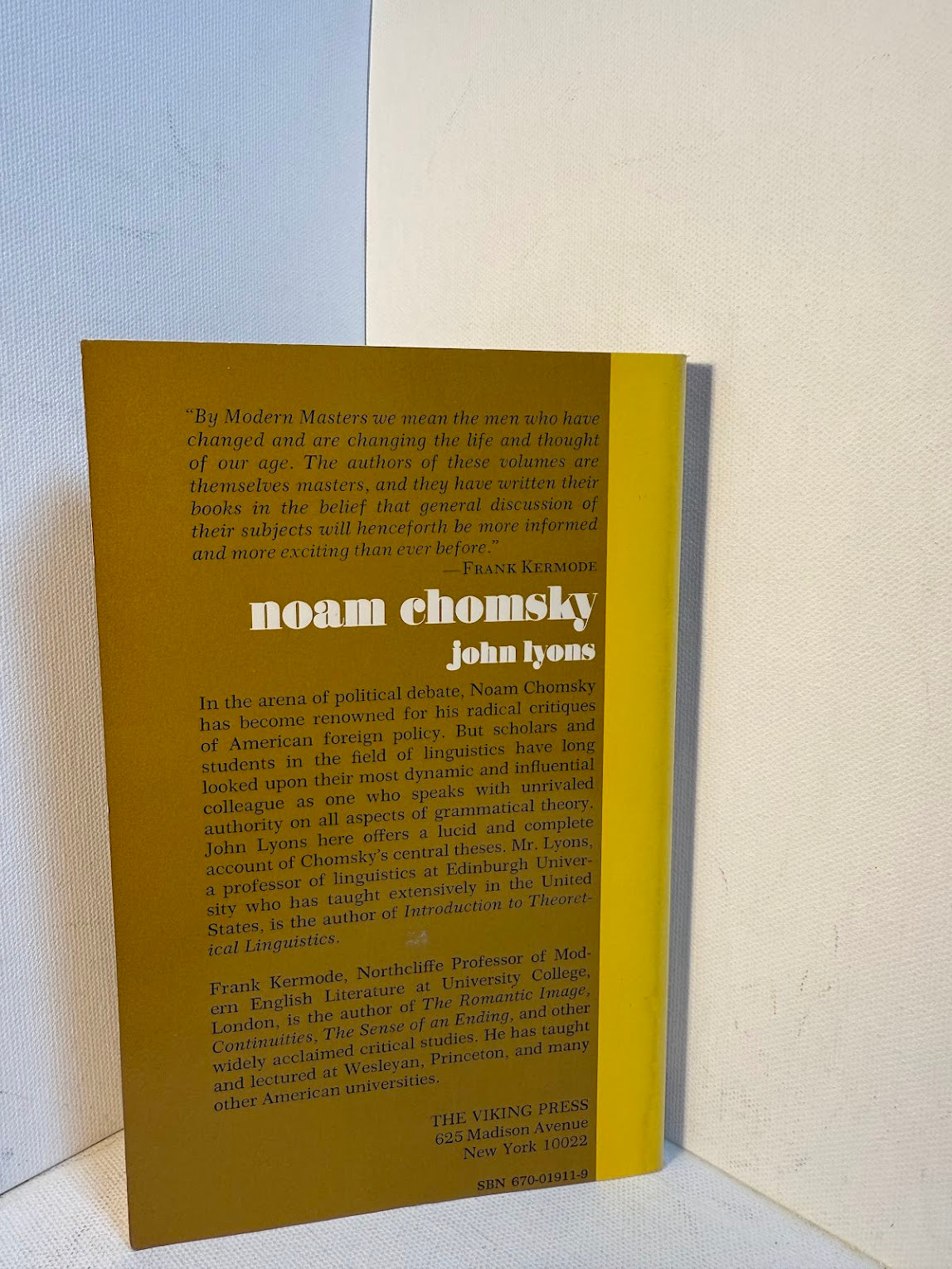 Noam Chomsky by John Lyons