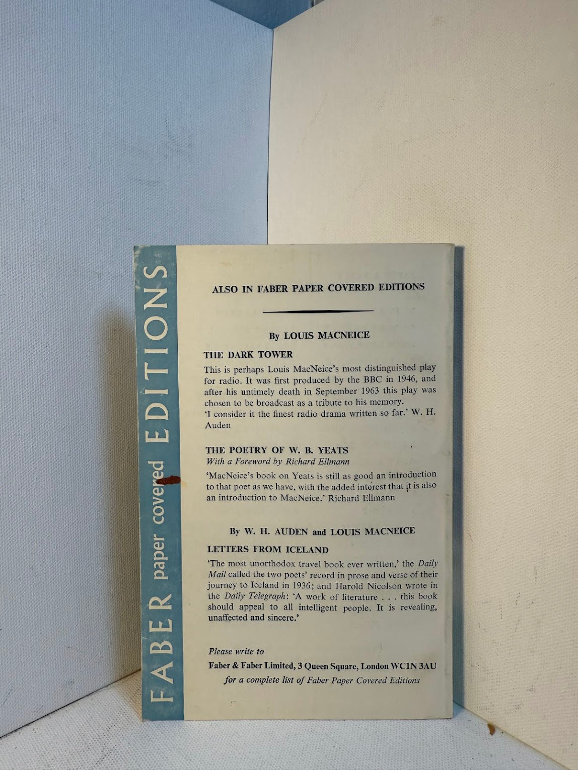 Selected Poems of Louis MacNeice