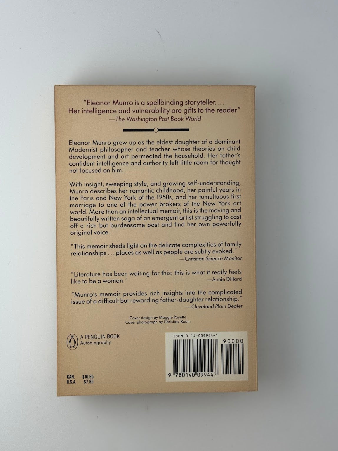 Memoir of a Modernist's Daughter by Eleanor Munro
