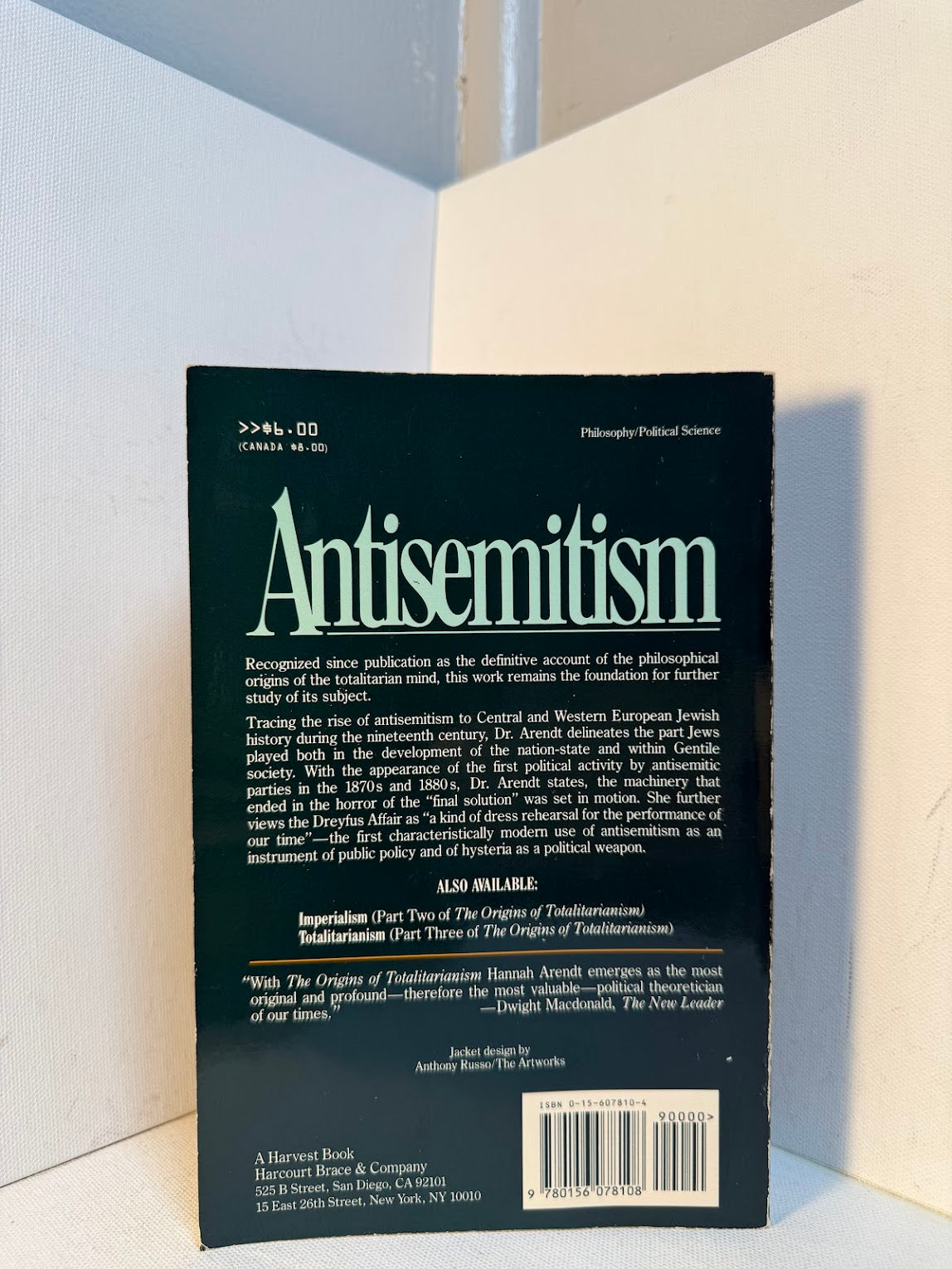 Antisemitism by Hannah Arendt