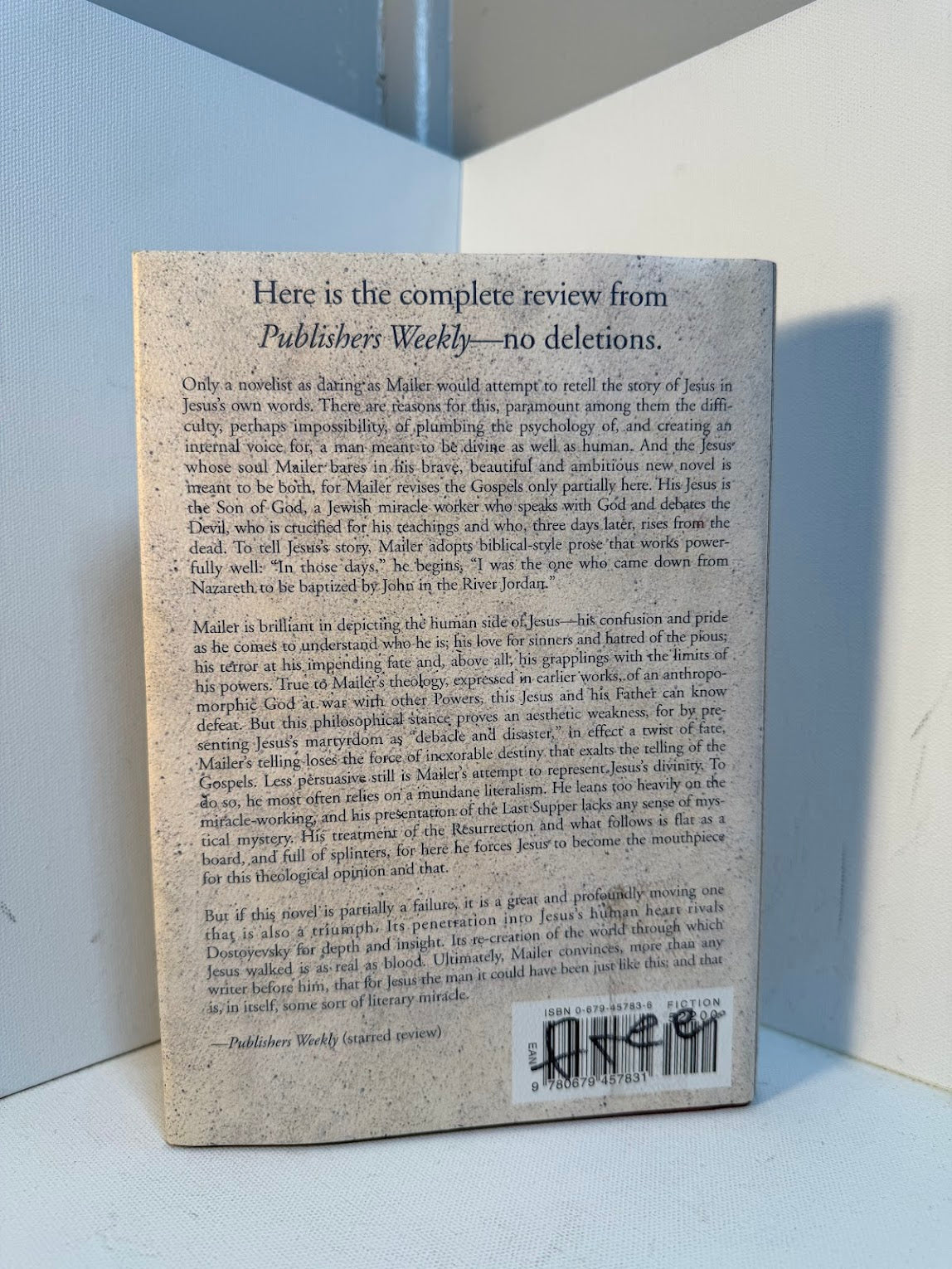 The Gospel According to the Son by Norman Mailer