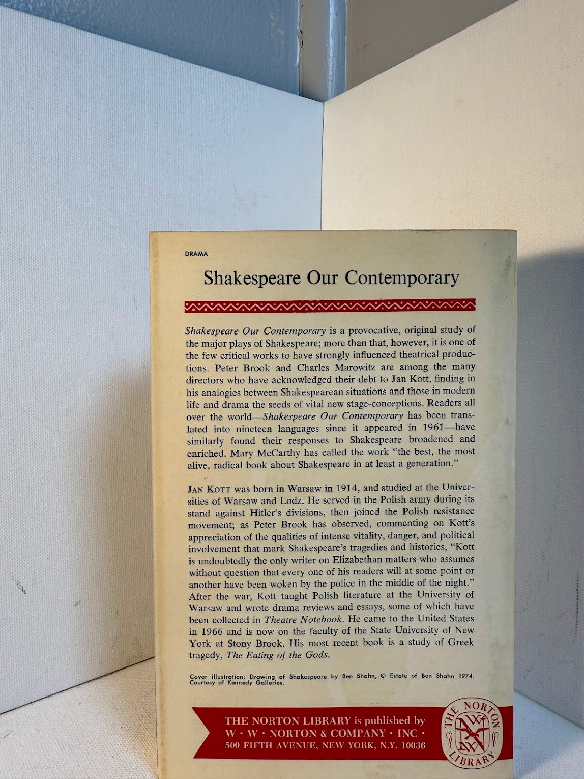 Shakespeare Our Contemporary by Jan Kott