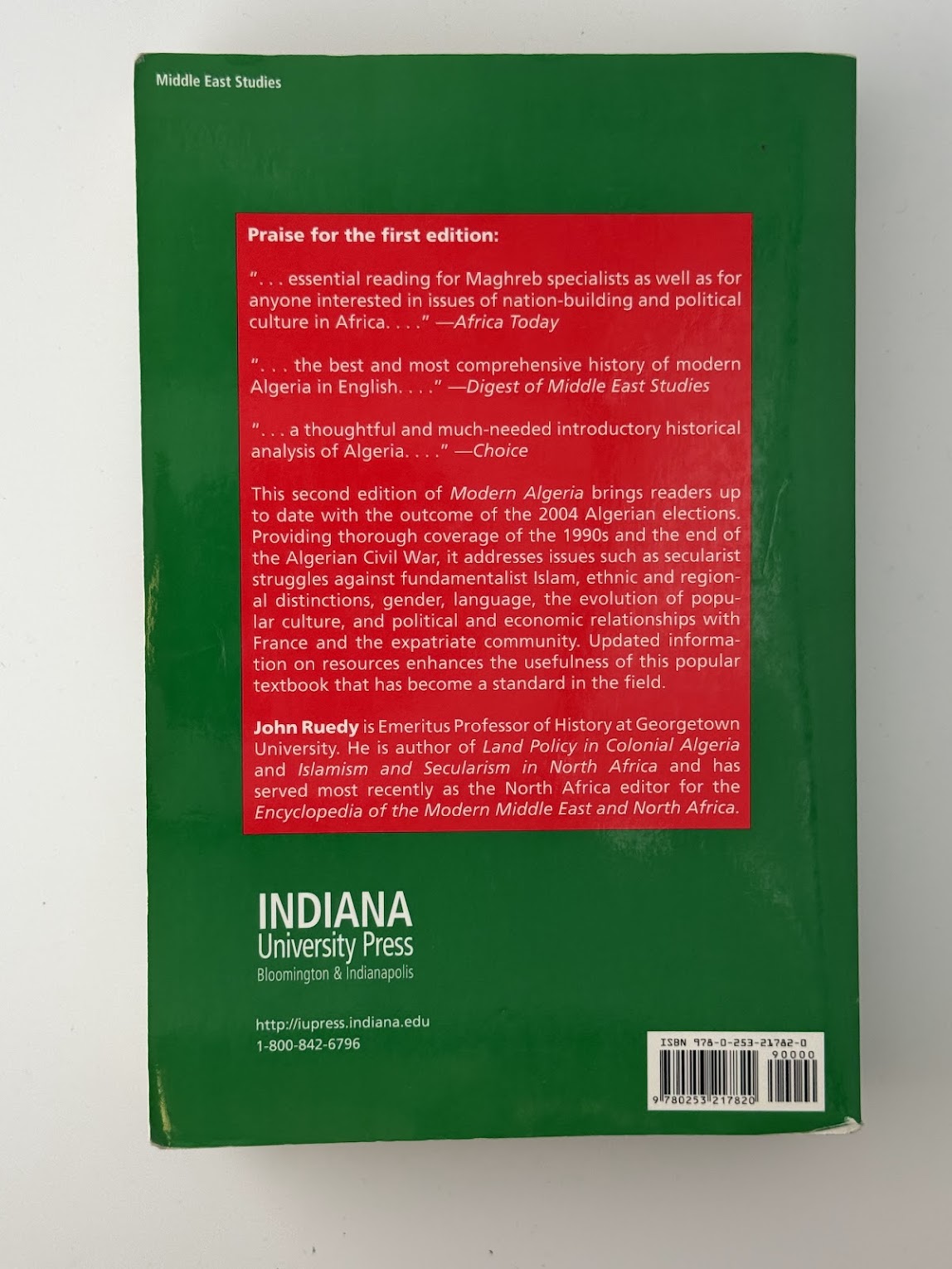 Modern Algeria - The Origins and Development of a Nation by John Ruedy