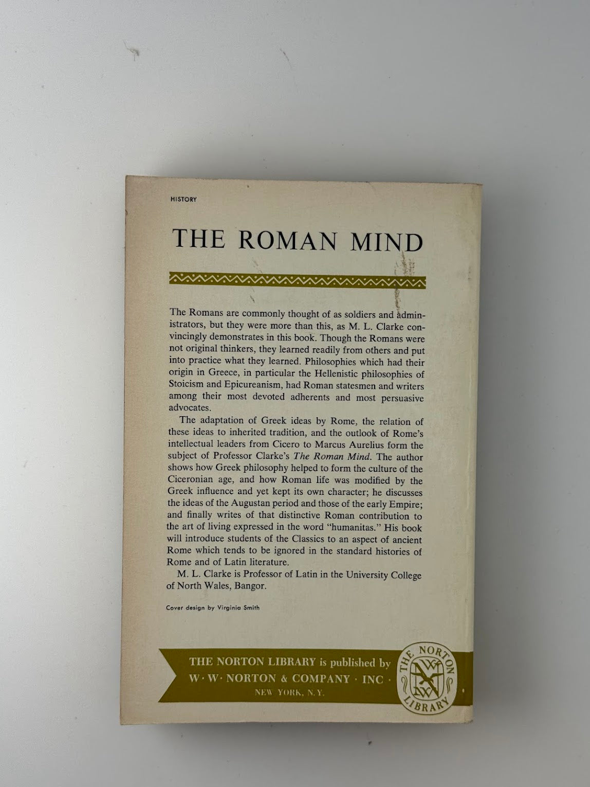 The Roman Mind by M.L. Clarke