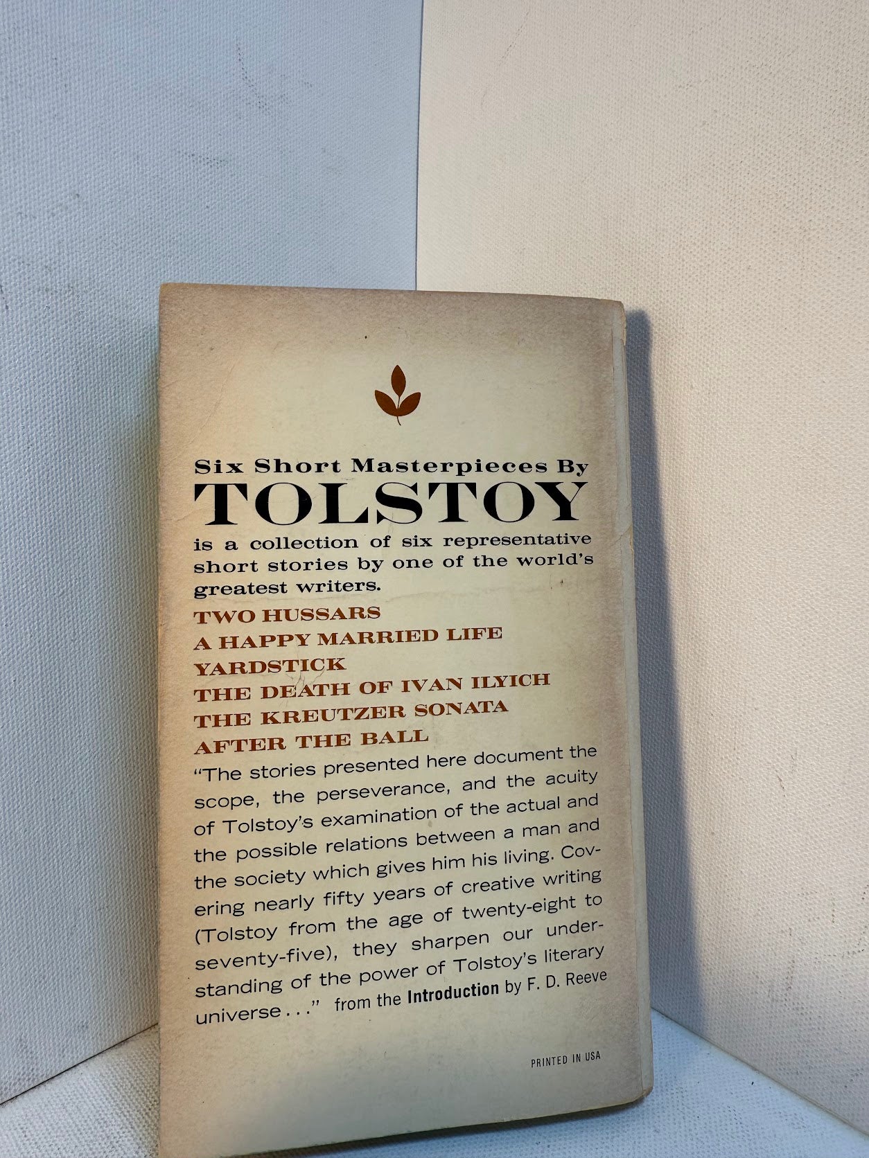 Six Short Masterpieces by Tolstoy