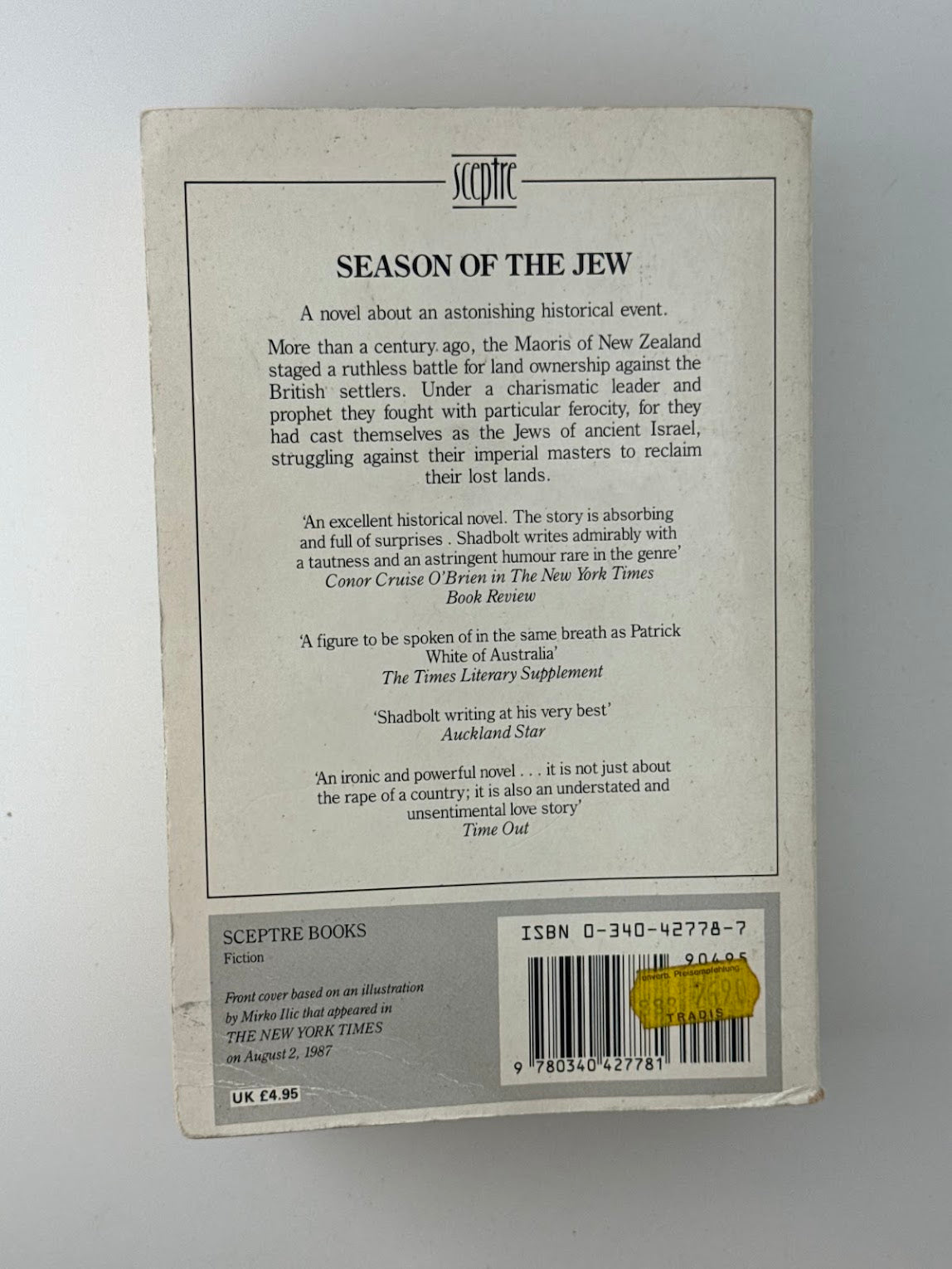 Season of the Jew by Maurice Shadbolt