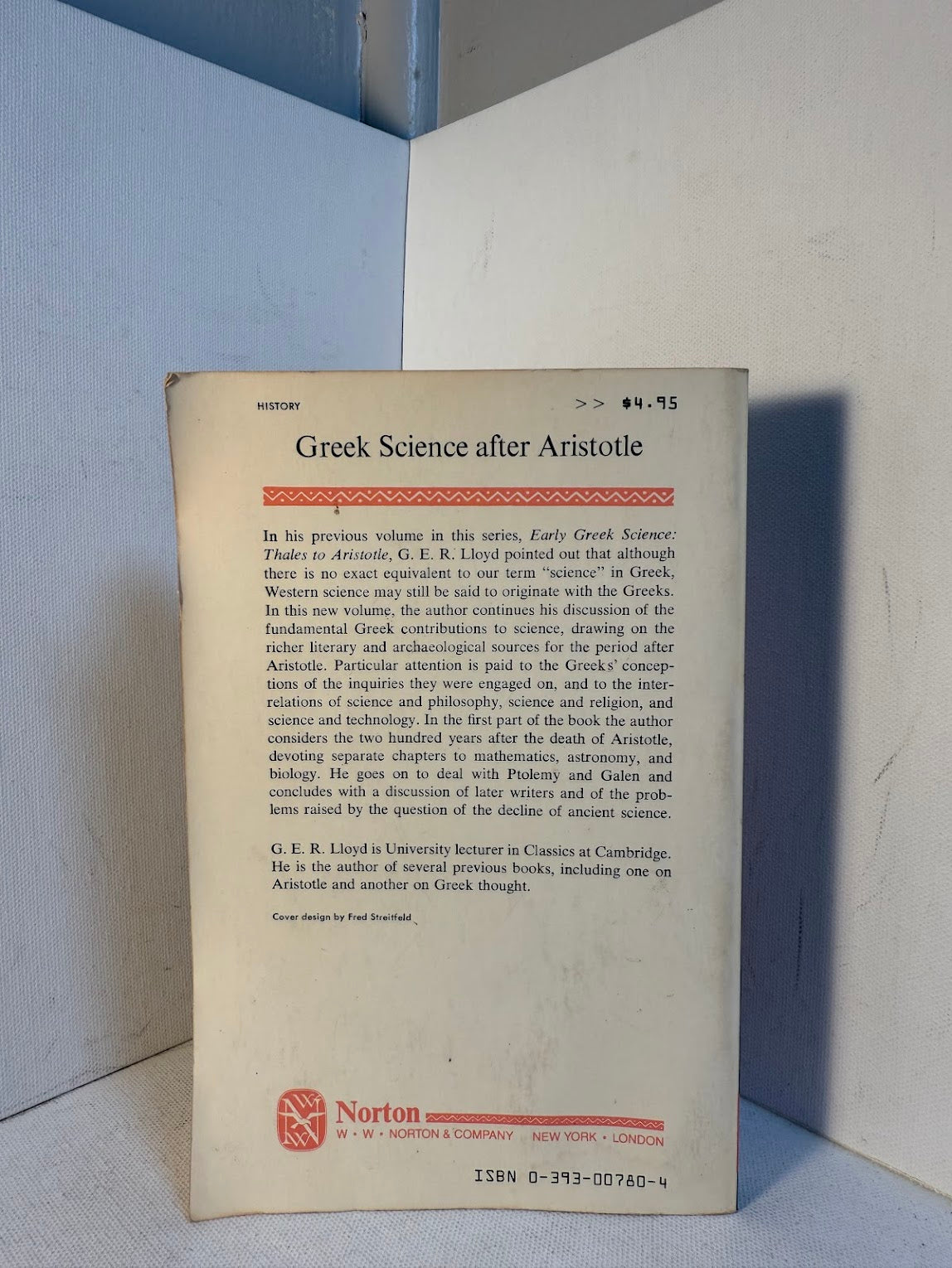 Greek Science After Aristotle by G.E.R. Lloyd