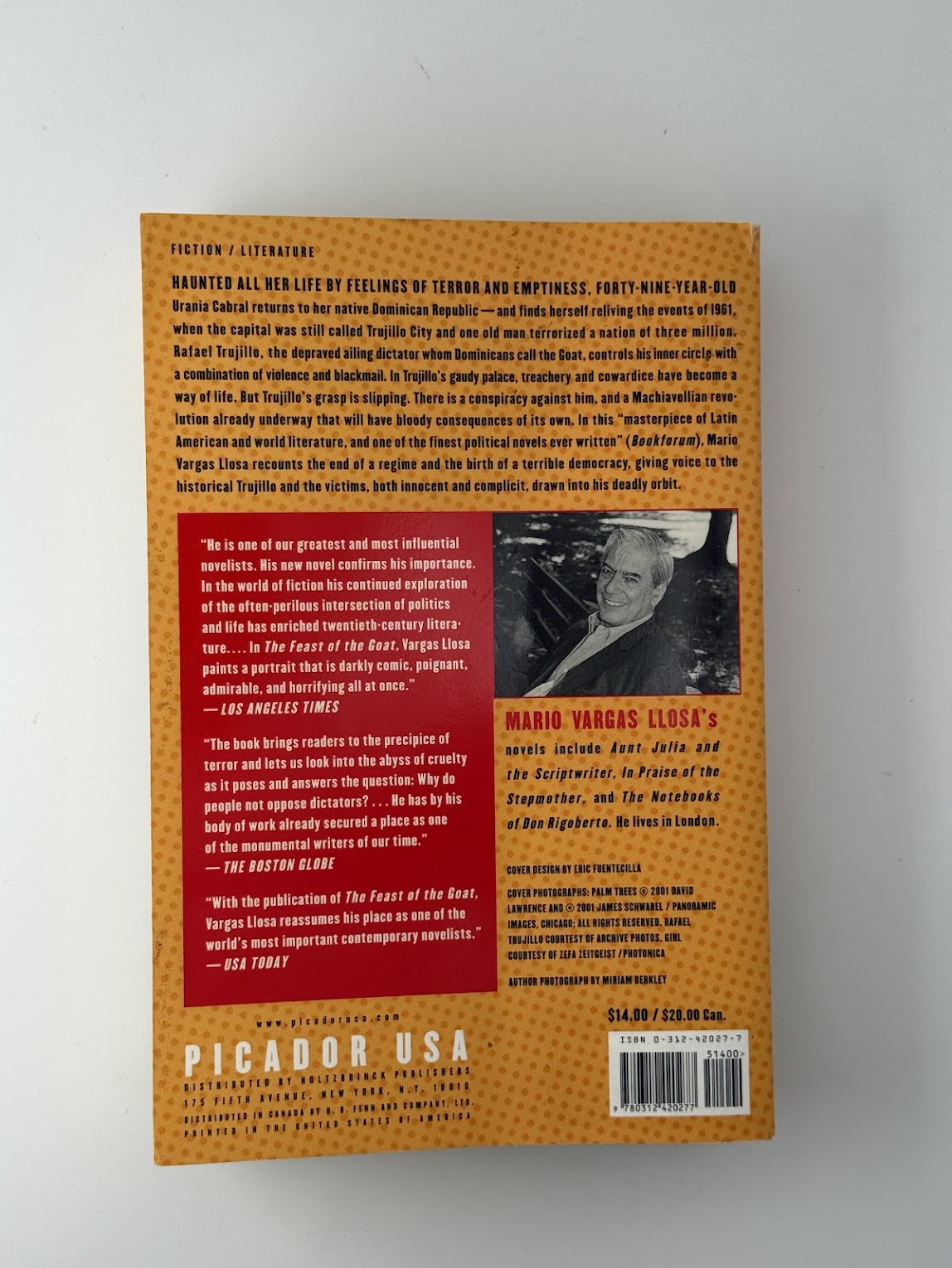The Feast of the Goat by Mario Vargas Llosa