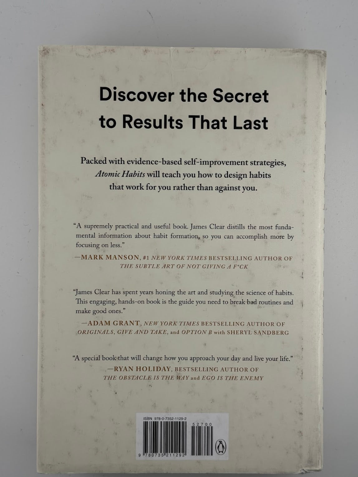 Atomic Habits by James Clear