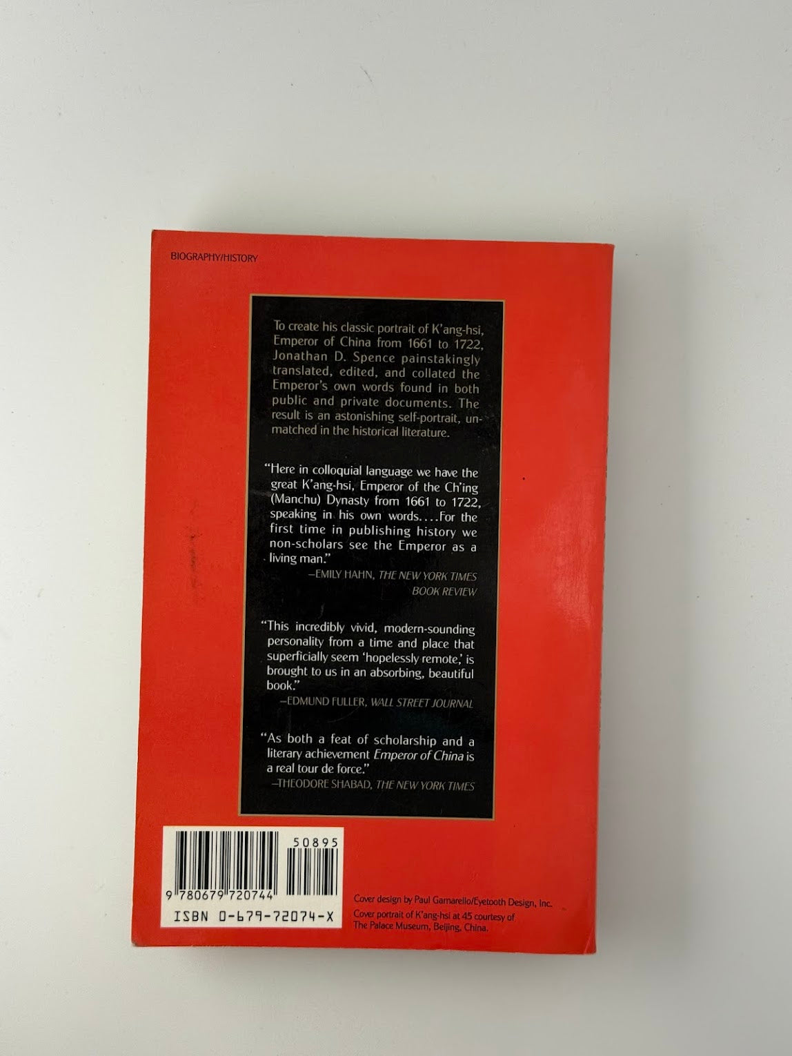 Emperor of China by Jonathan D. Spence