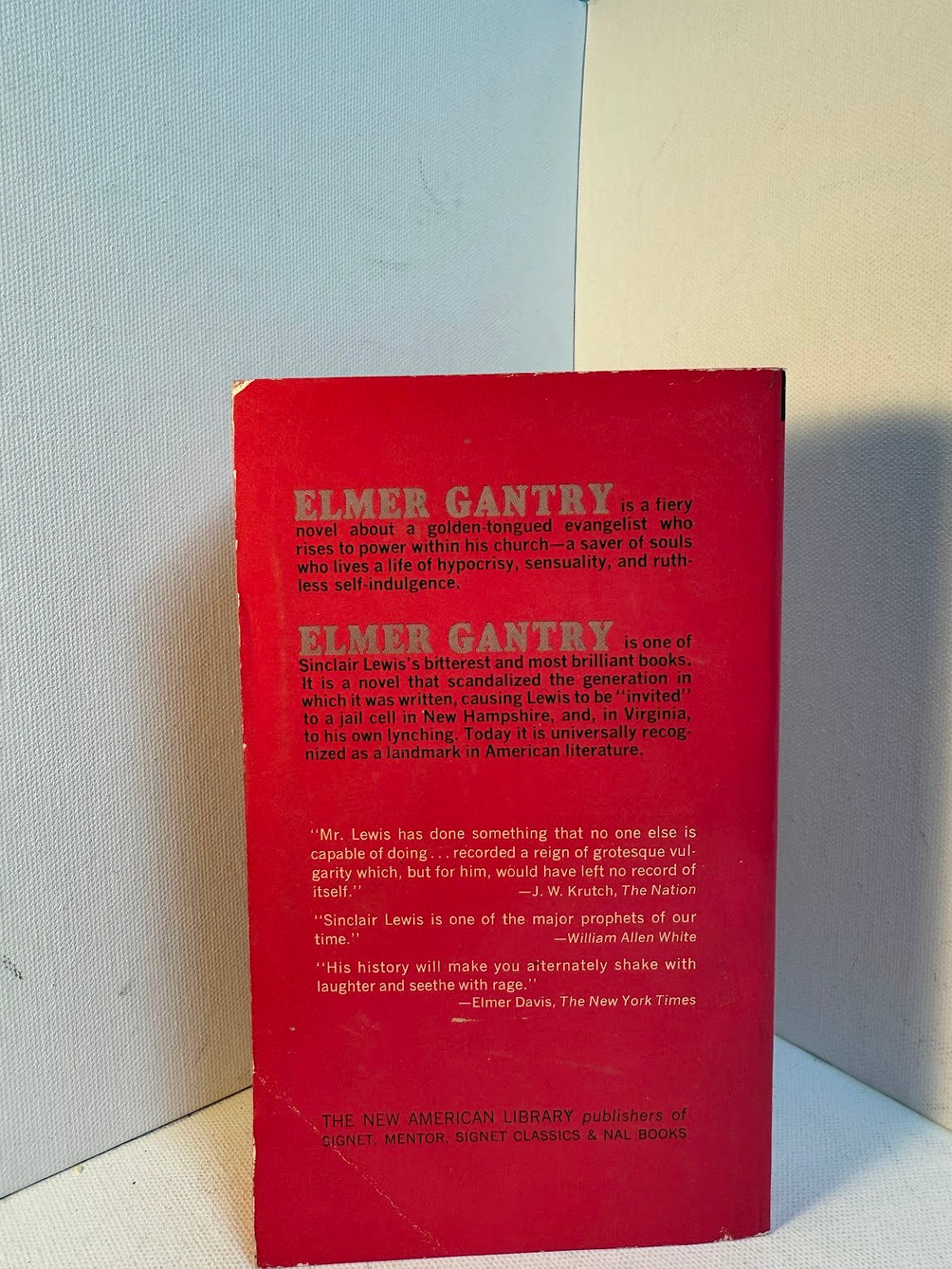 Elmer Gantry by Sinclair Lewis