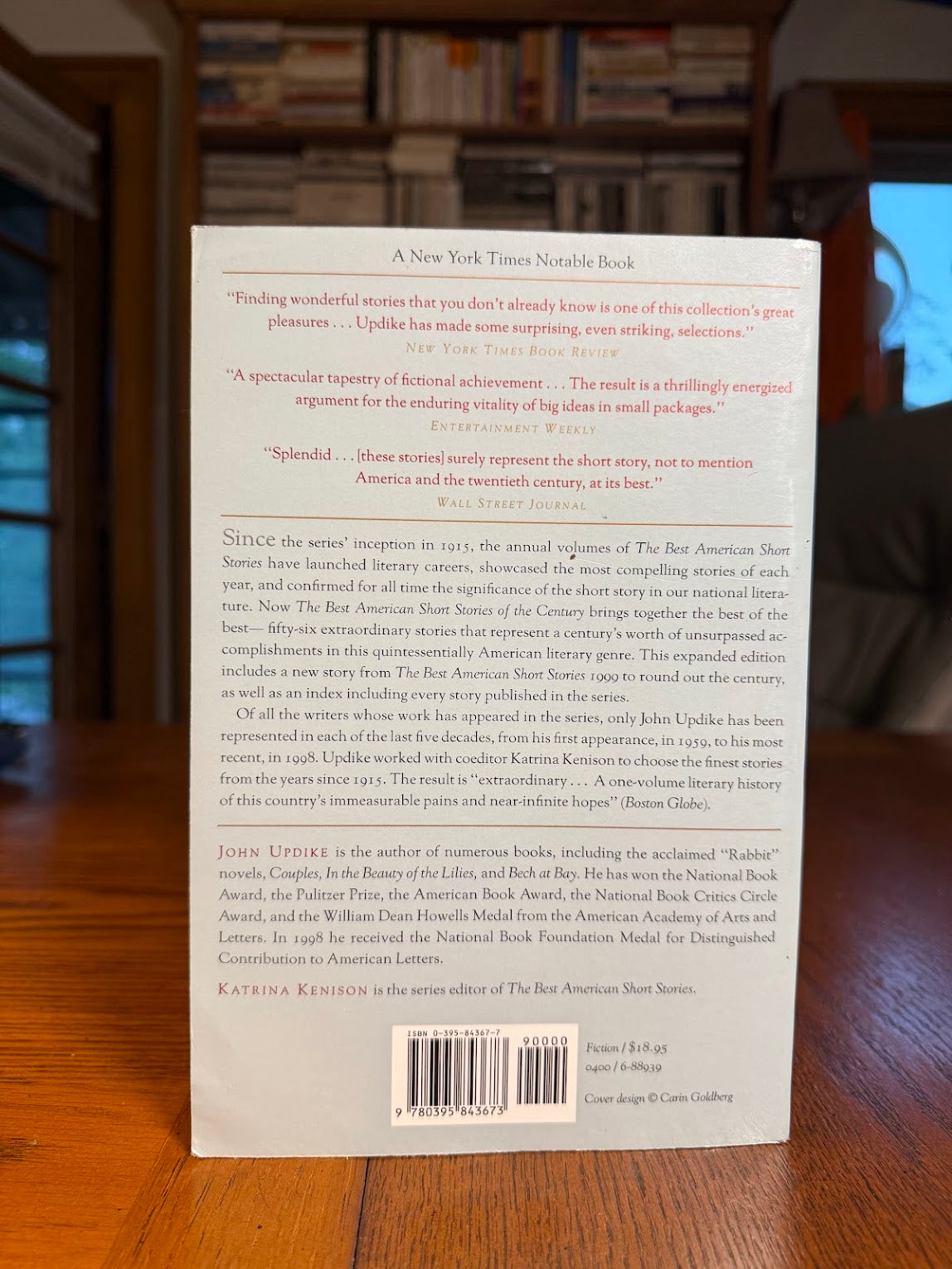 The Best American Short Stories of the Century edited by John Updike