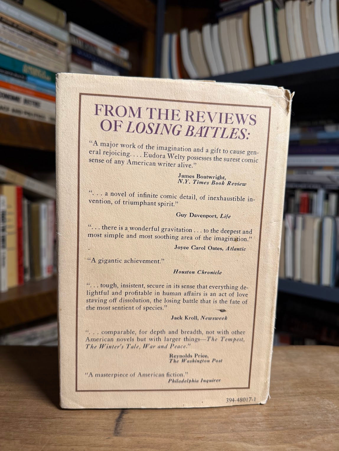 The Optimist's Daughter by Eudora Welty