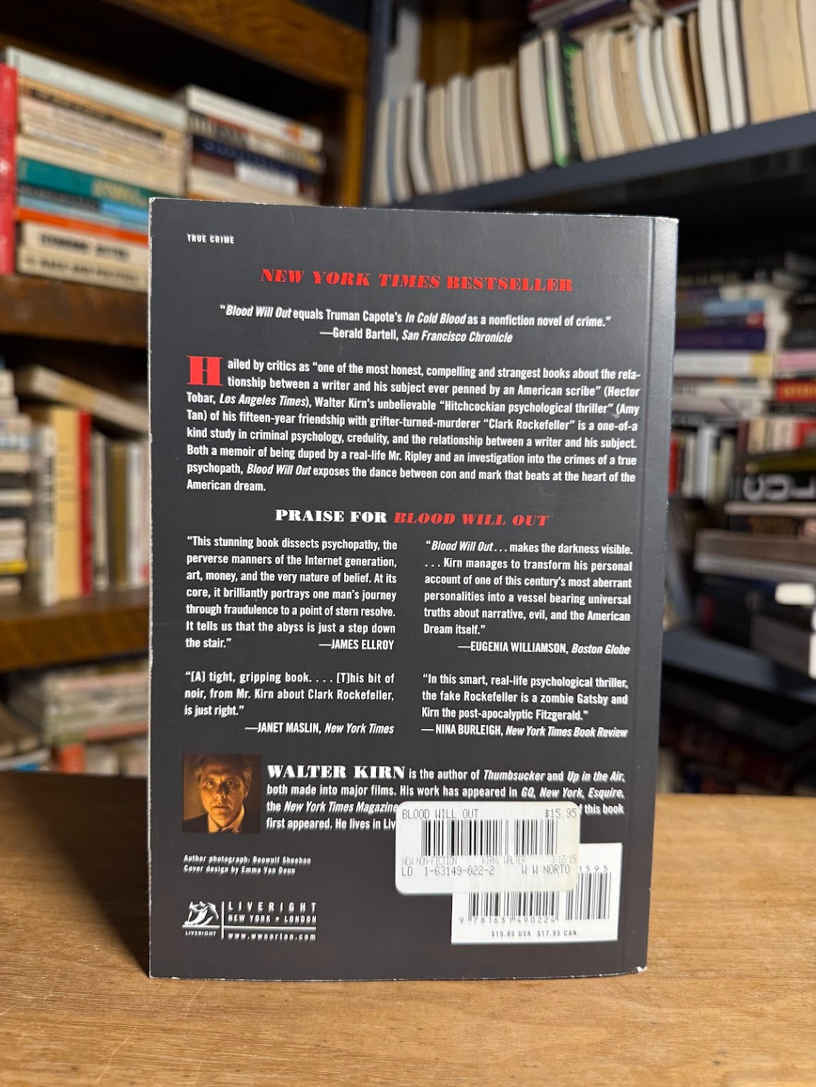 Blood Will Out by Walter Kirn