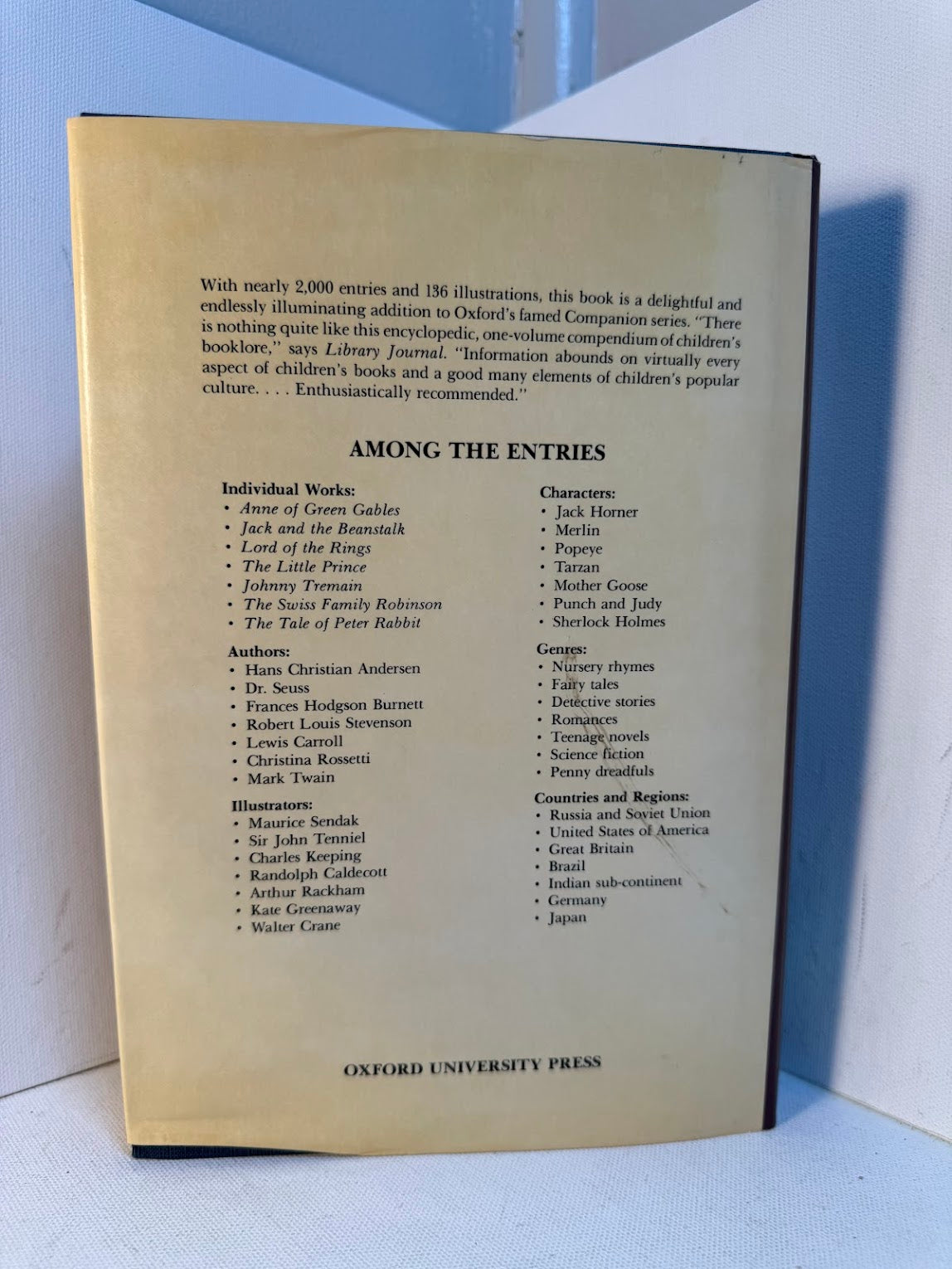 The Oxford Companion to Children's Literature