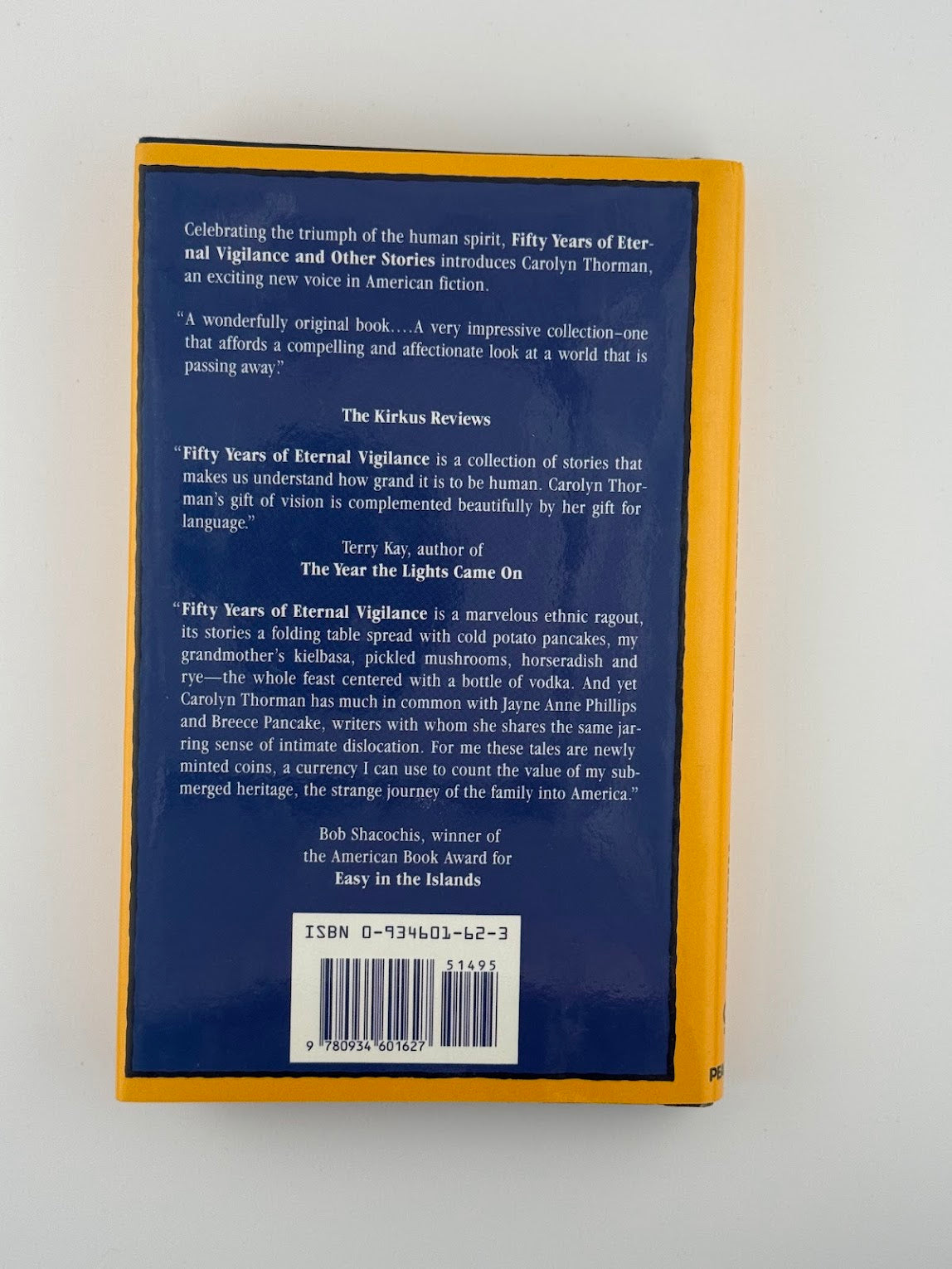 Fifty Years of Eternal Vigilance and Other Stories by Carolyn Thorman