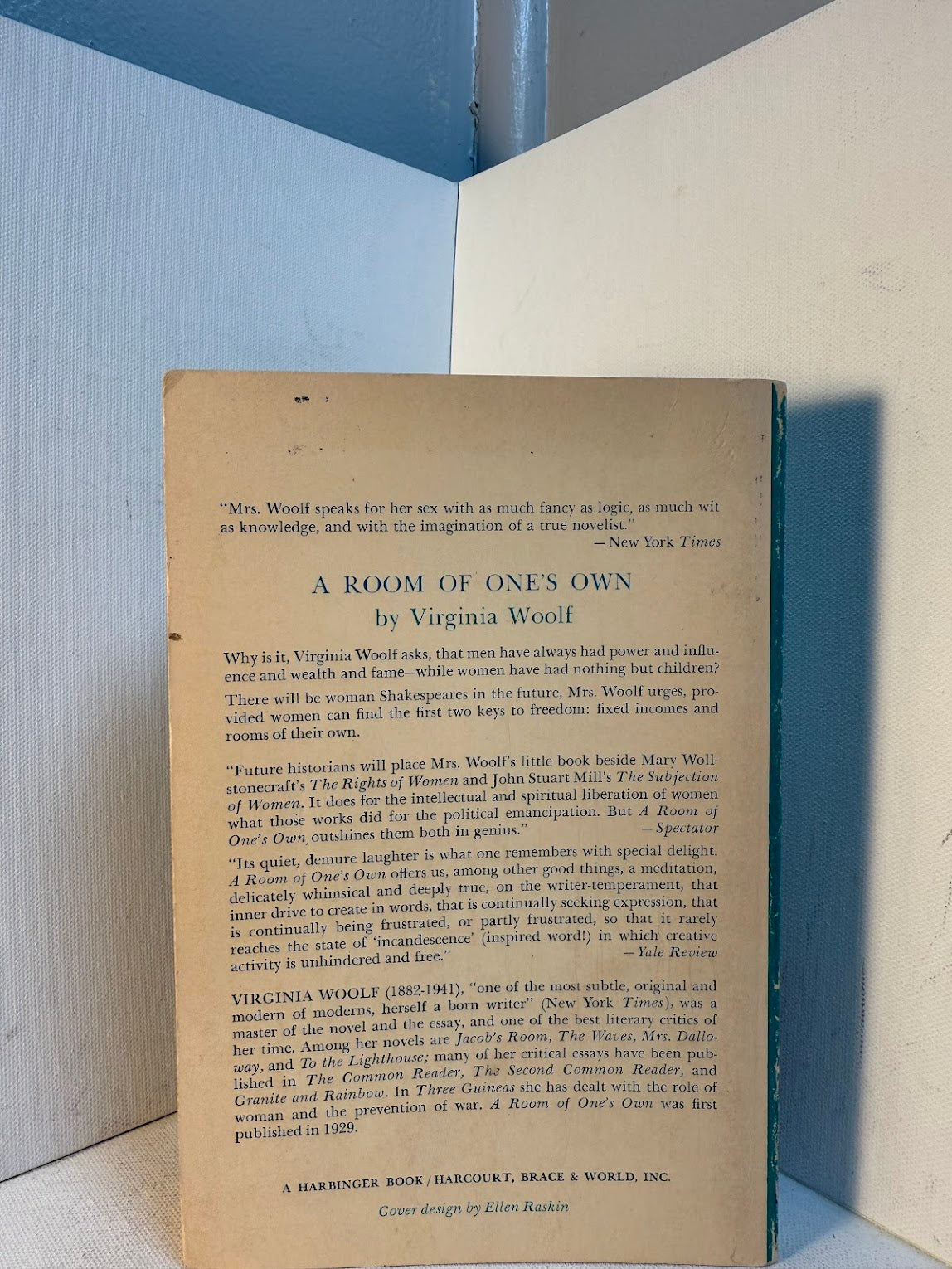 A Room of One's Own by Virginia Woolf