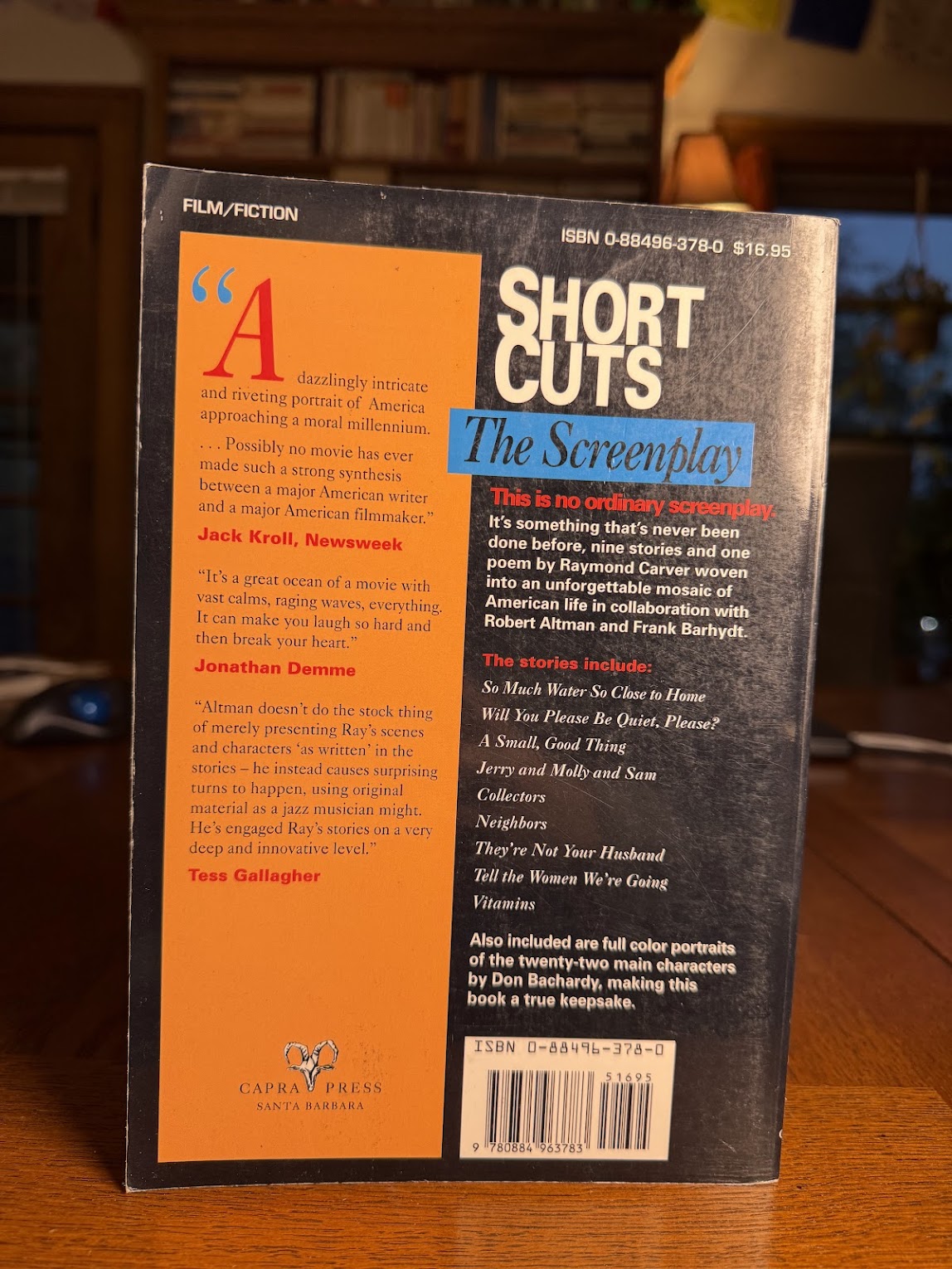 Short Cuts - The Screenplay by Robert Altman & Frank Barhydt