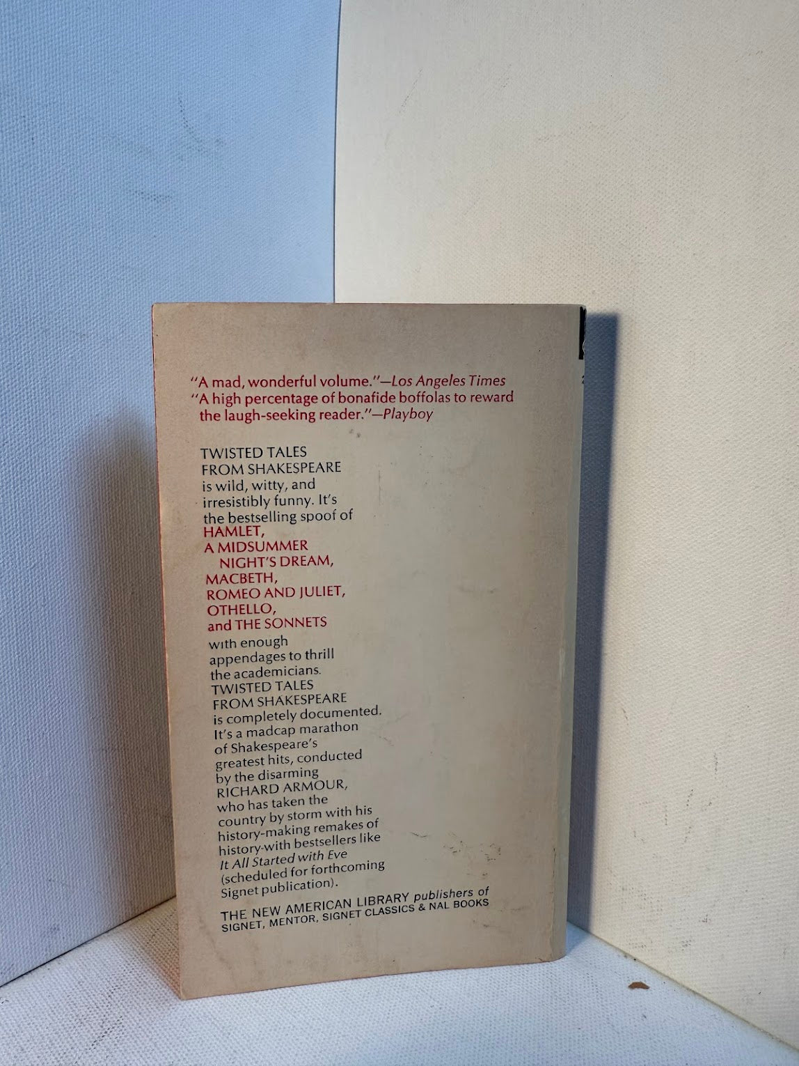 Twisted Tales From Shakespeare by Richard Armour