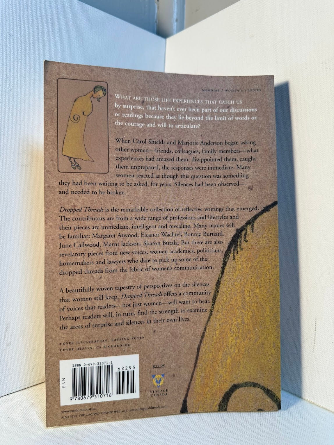 Dropped Threads edited by Carol Shields and Marjorie Anderson