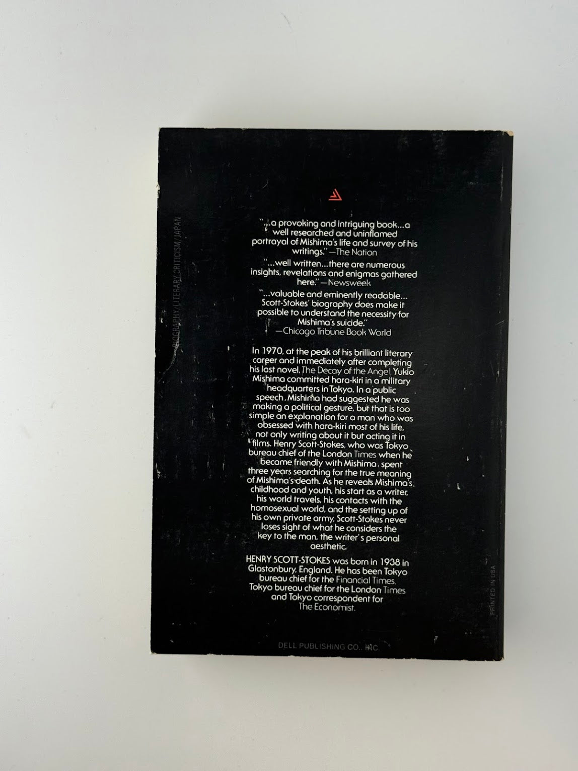 The Life and Death of Yukio Mishima by Henry Scott Stokes
