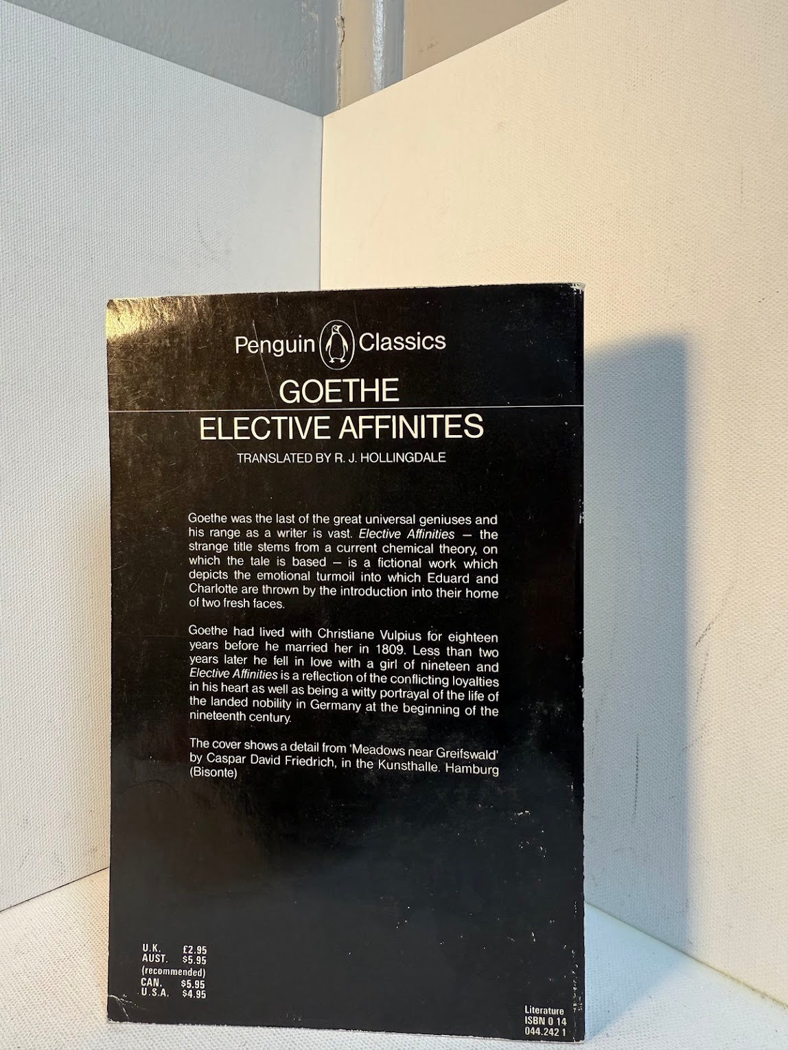 Elective Affinities by Goethe