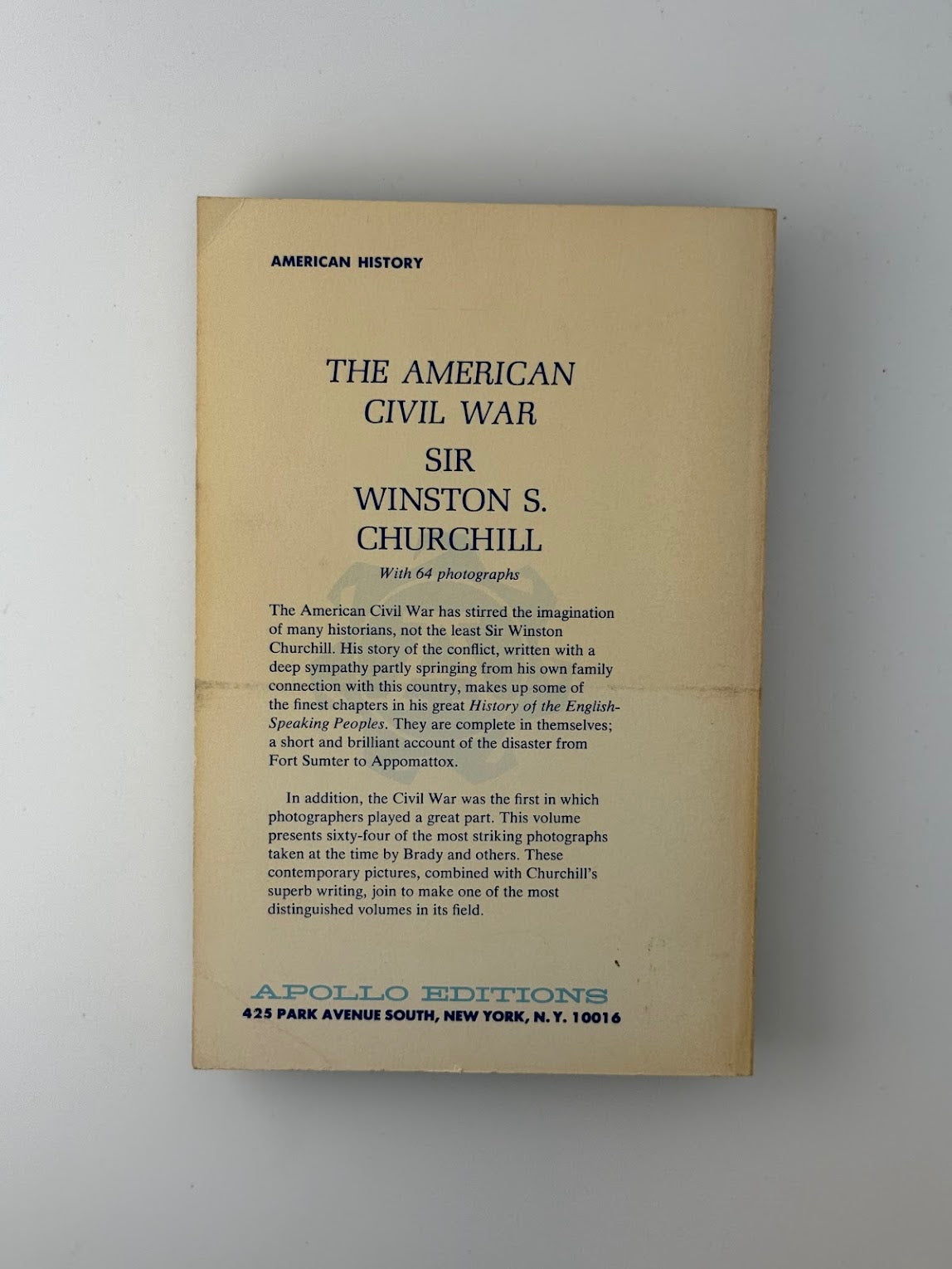 The American Civil War by Sir Winston Churchill