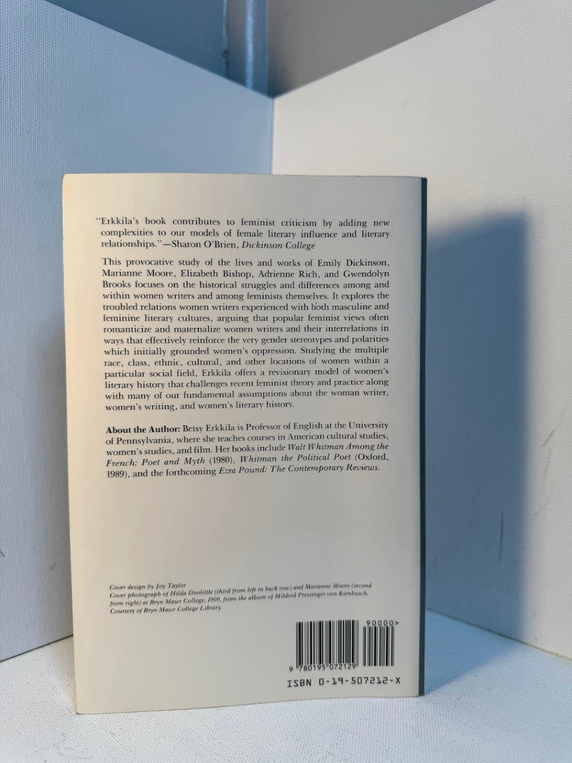 The Wicked Sisters - Women Poets, Literary History & Discord by Betsy Erkkila