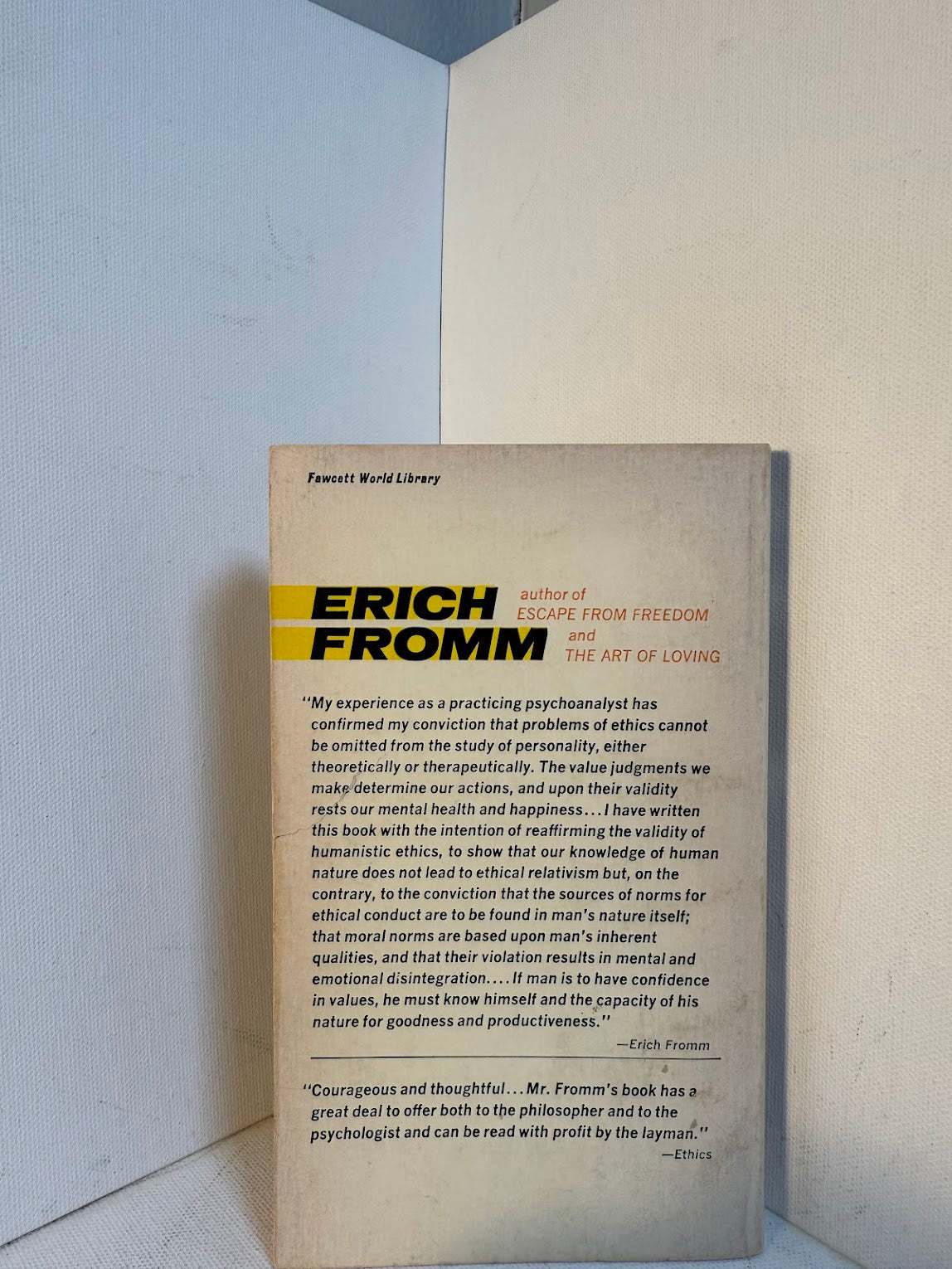 Man For Himself by Erich Fromm