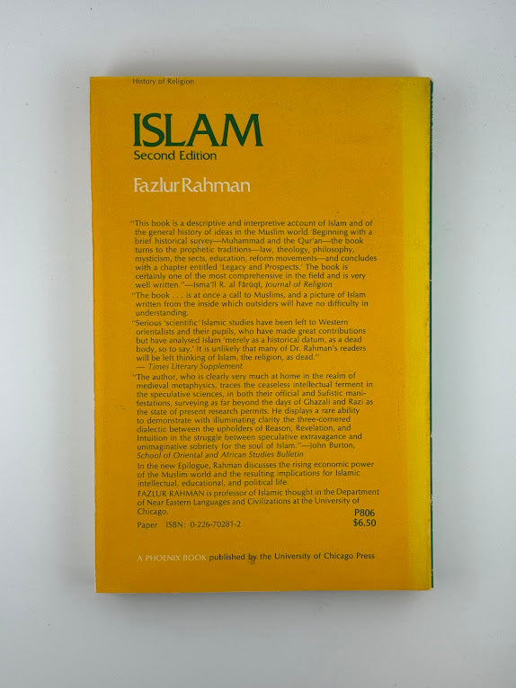 Islam by Fazlur Rahman