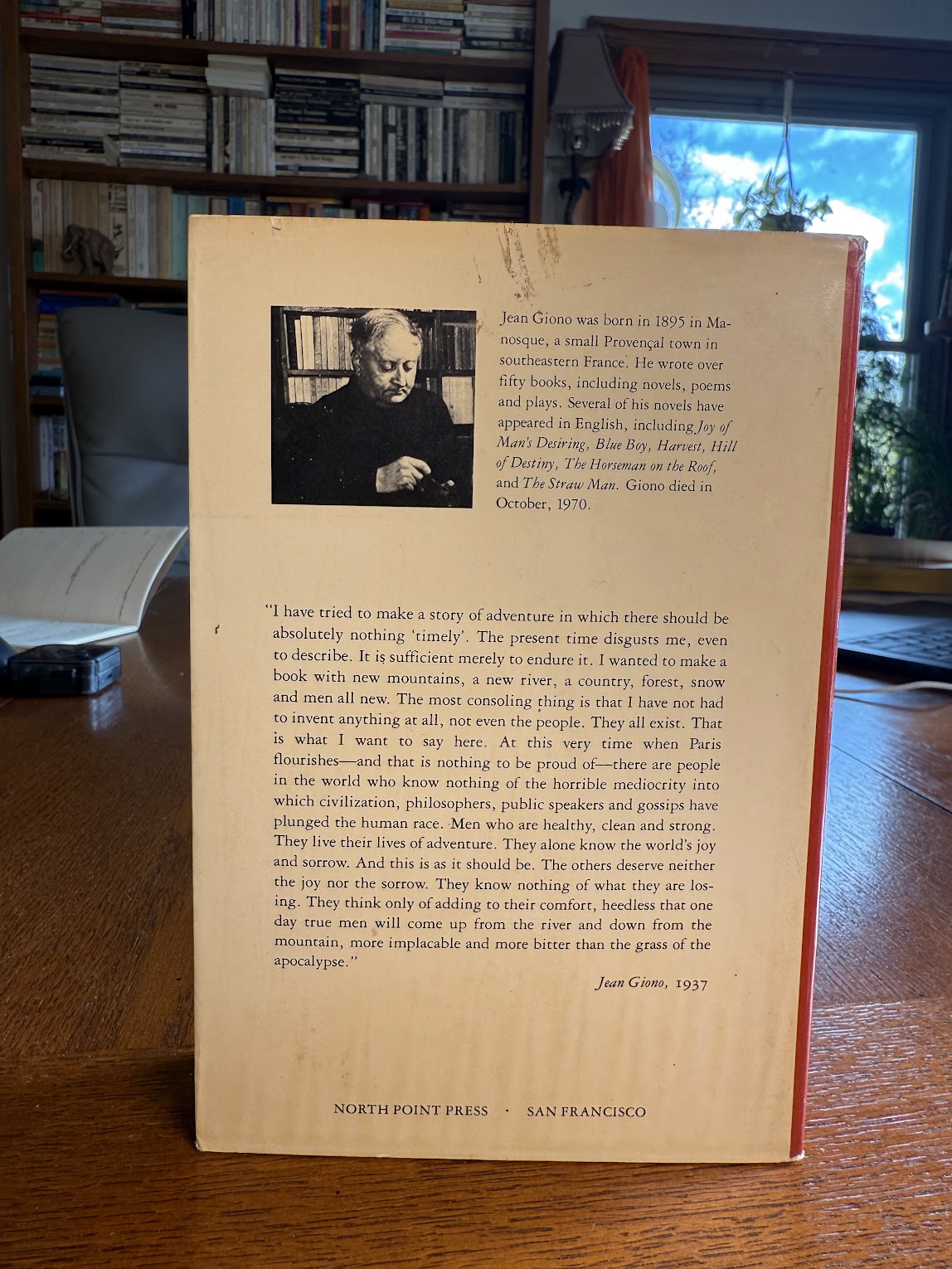 The Song of the World by Jean Giono