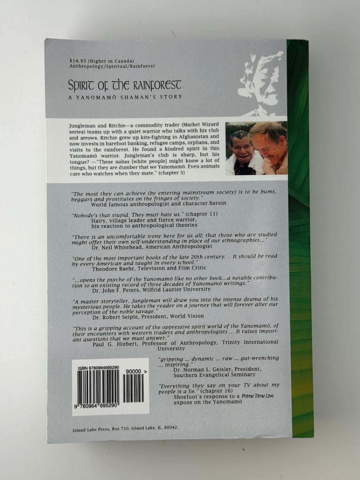 Spirit of the Rainforest - A Yanomami Shaman's Story by Mark Andrews Ritchie