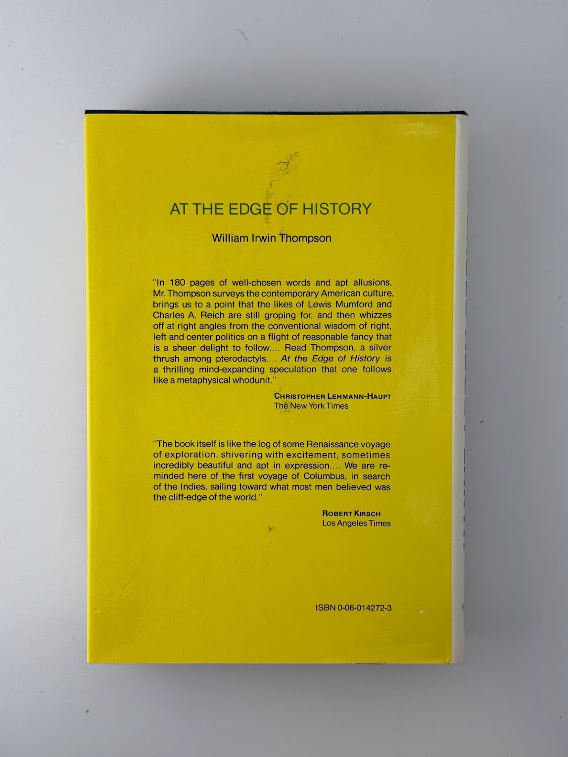 Passages About Earth by William Irwin Thompson