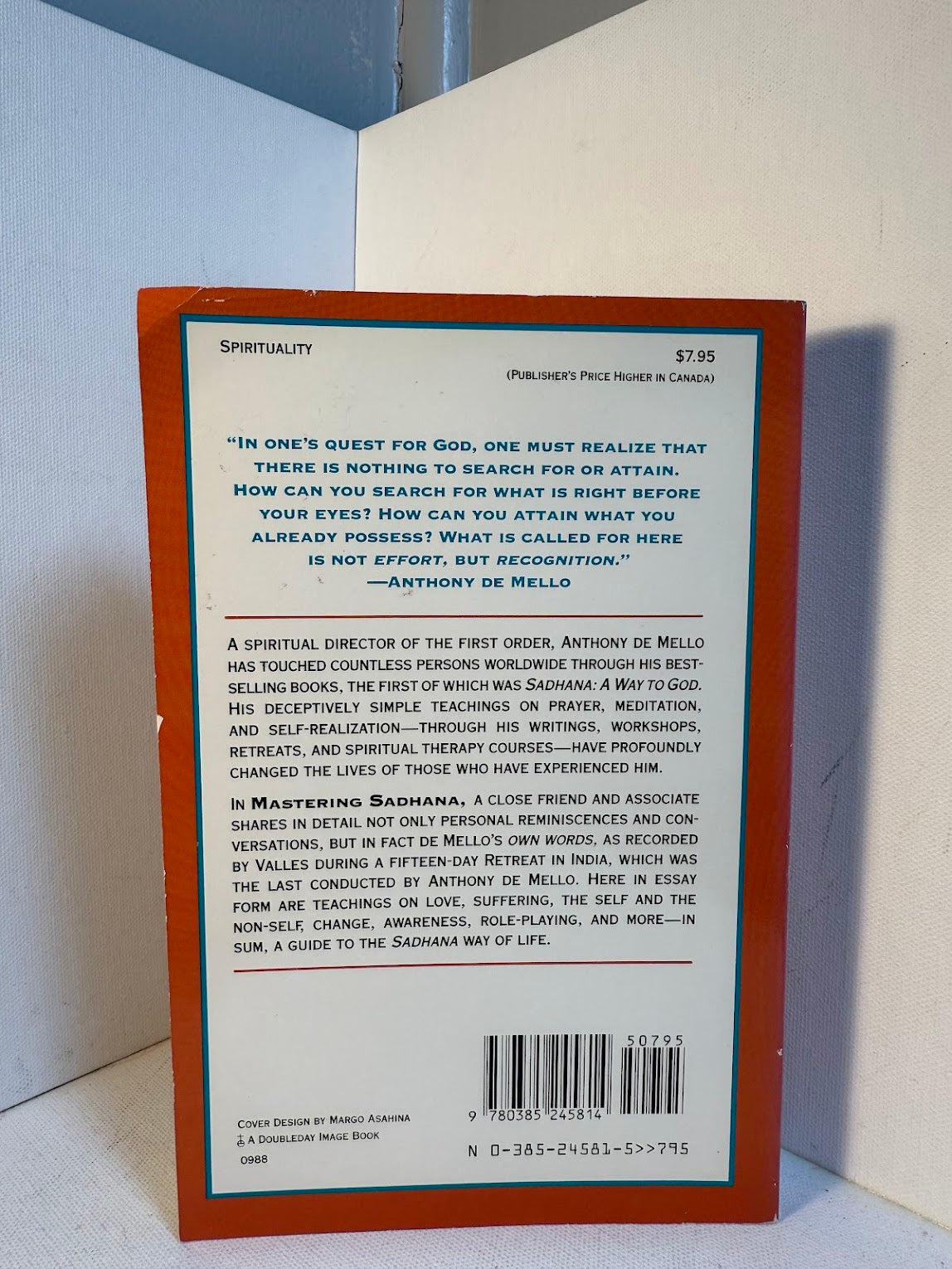 Mastering Sadhana - Anthony De Mello by Carlos G. Valles