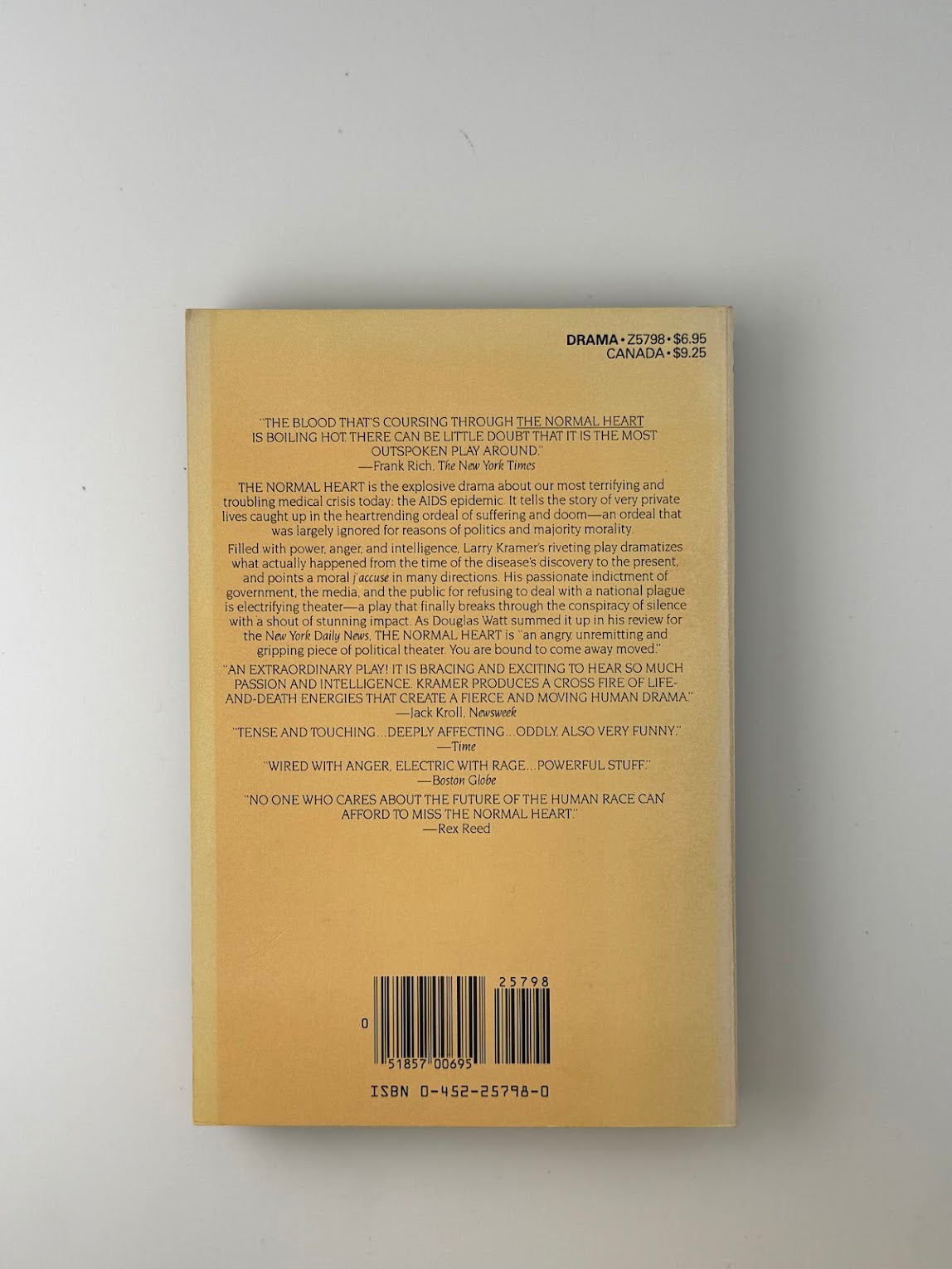 The Normal Heart by Larry Kramer