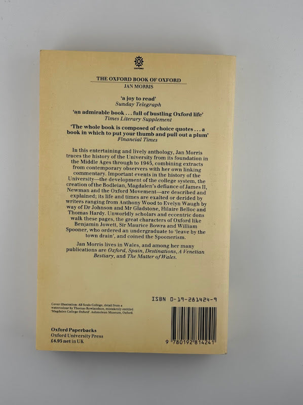 The Oxford Book of Oxford edited by Jan Morris