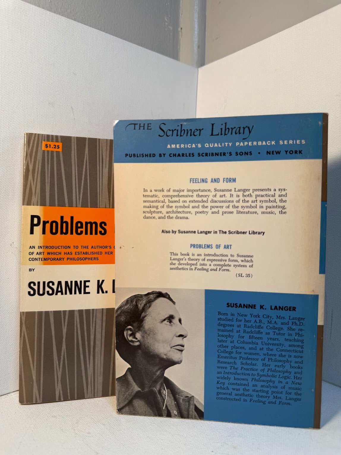 Feeling and Form & Problems of Art by Susanne K. Langer