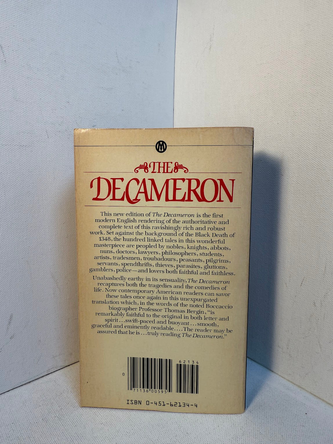 The Decameron by Boccaccio