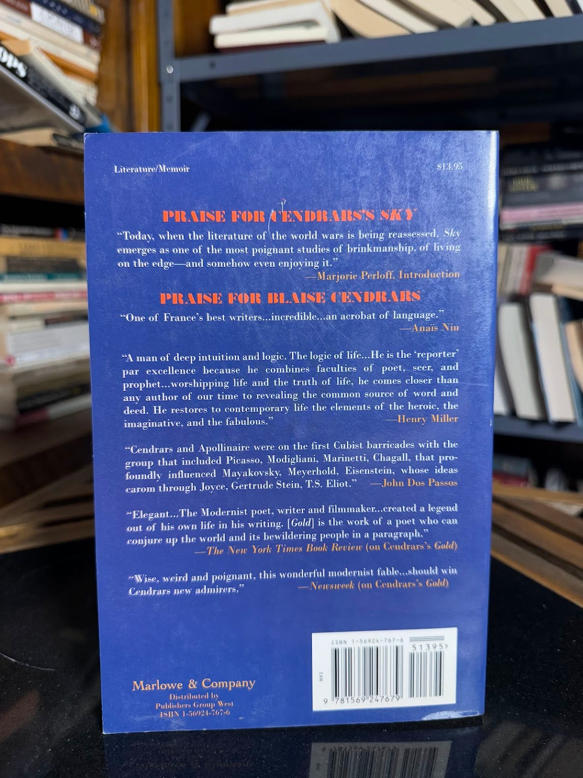 Sky by Blaise Cendrars