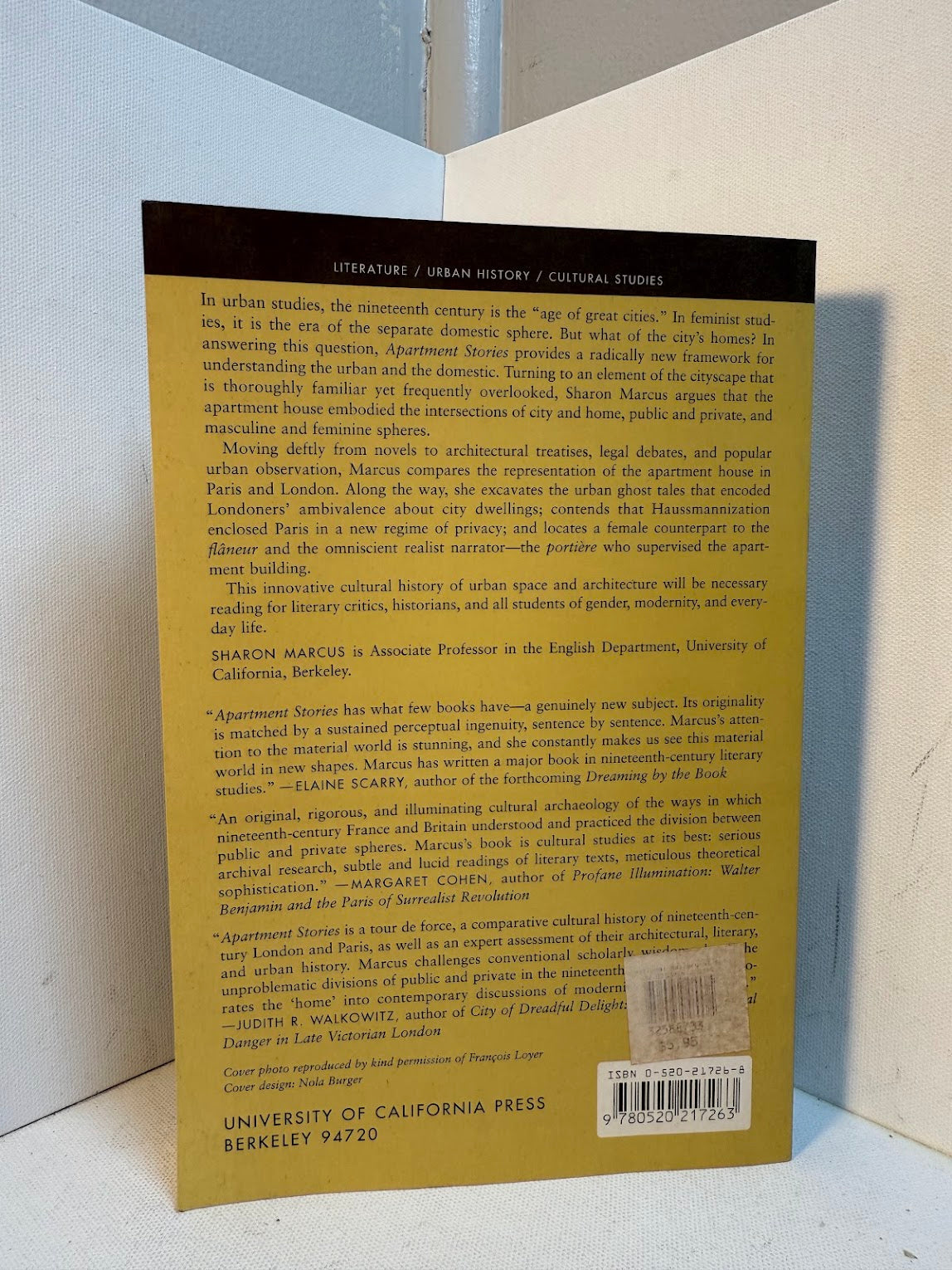 Apartment Stories edited by Sharon Marcus